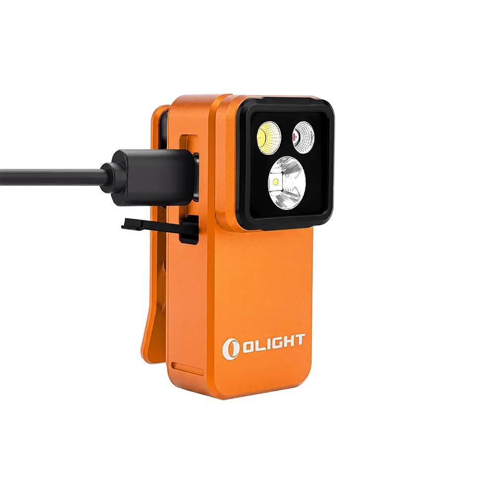 Lanterna articulada Olight Oclip 2 Pro com clip 360° e luz vermelha 3/3