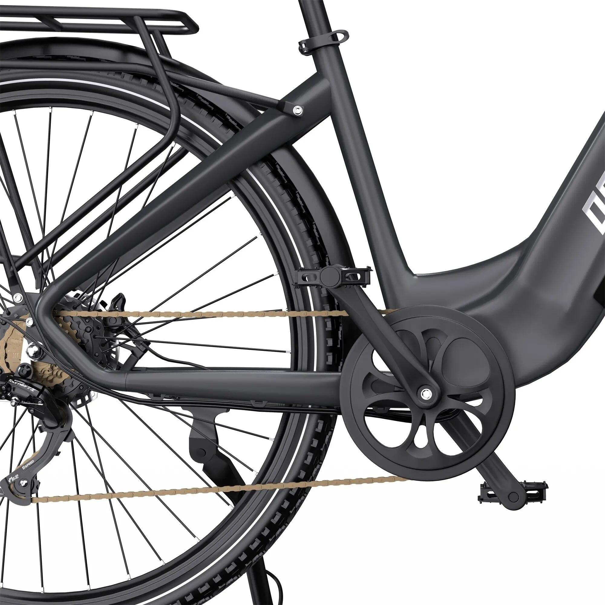 ONESPORT OT05 MAX Bici elettrica 250 W, batteria da 36 V 22,5 Ah, 7 velocità 9/11