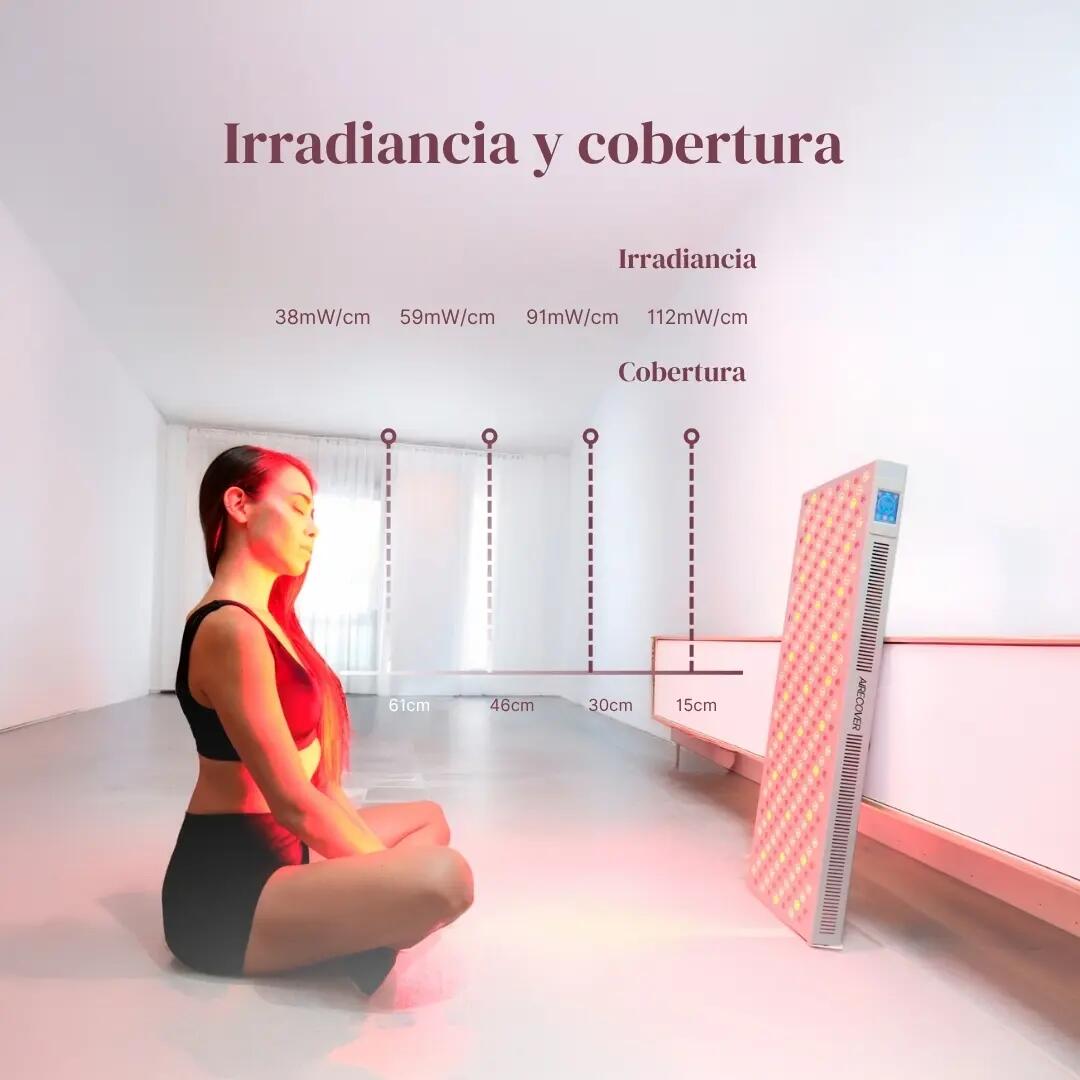 Air Glow 500 – Panel de Terapia de Luz Roja e Infrarroja, 100 LED 2/7