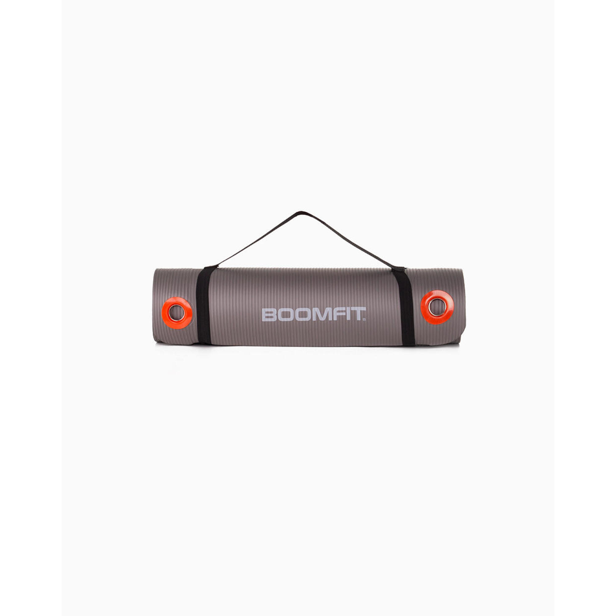 BOOMFIT Tapete de Pilates NBR 1cm Cinzento - BOOMFIT