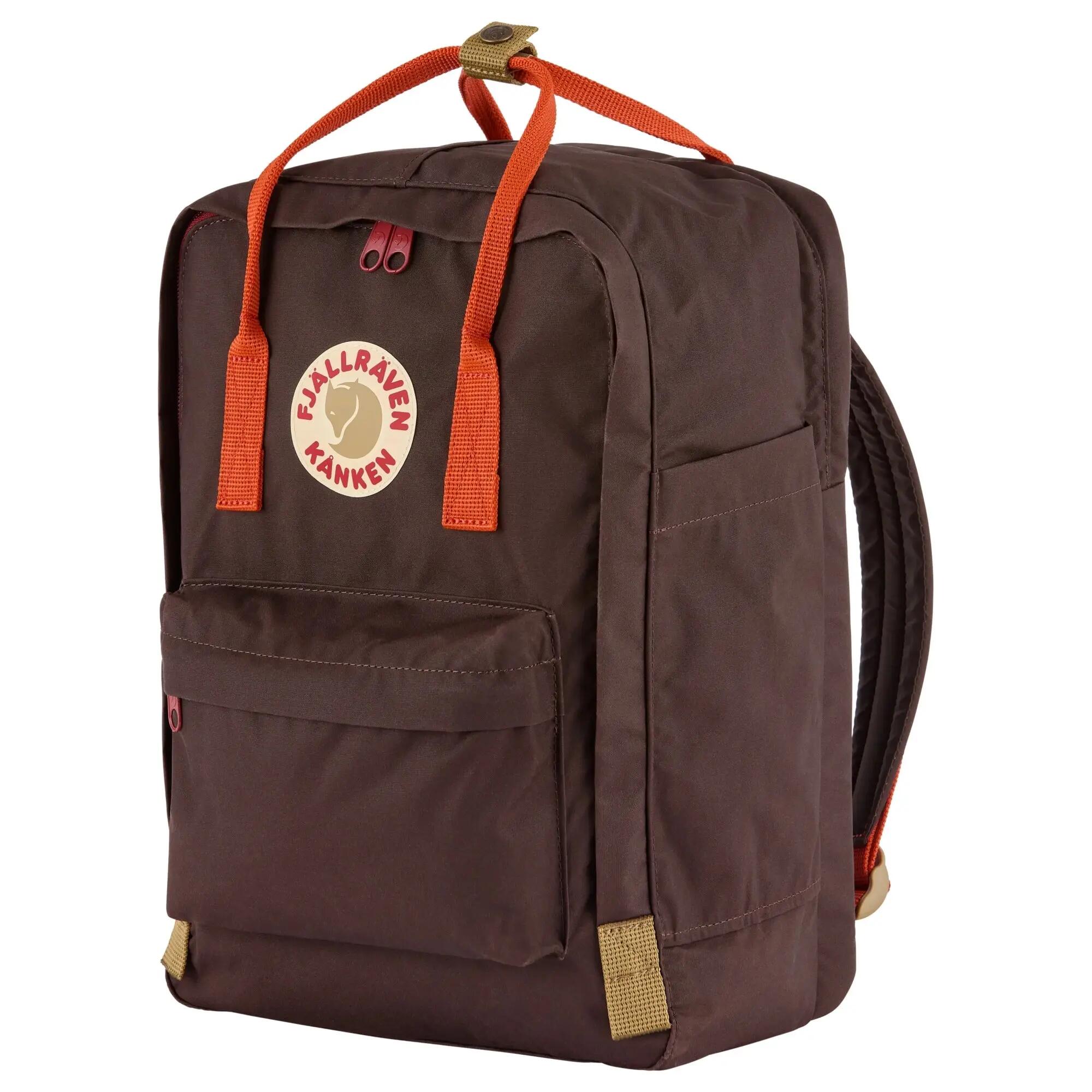 Plecak miejski Fjallraven Kanken Koncept Laptop 15" - black oak/rowan red 2/3