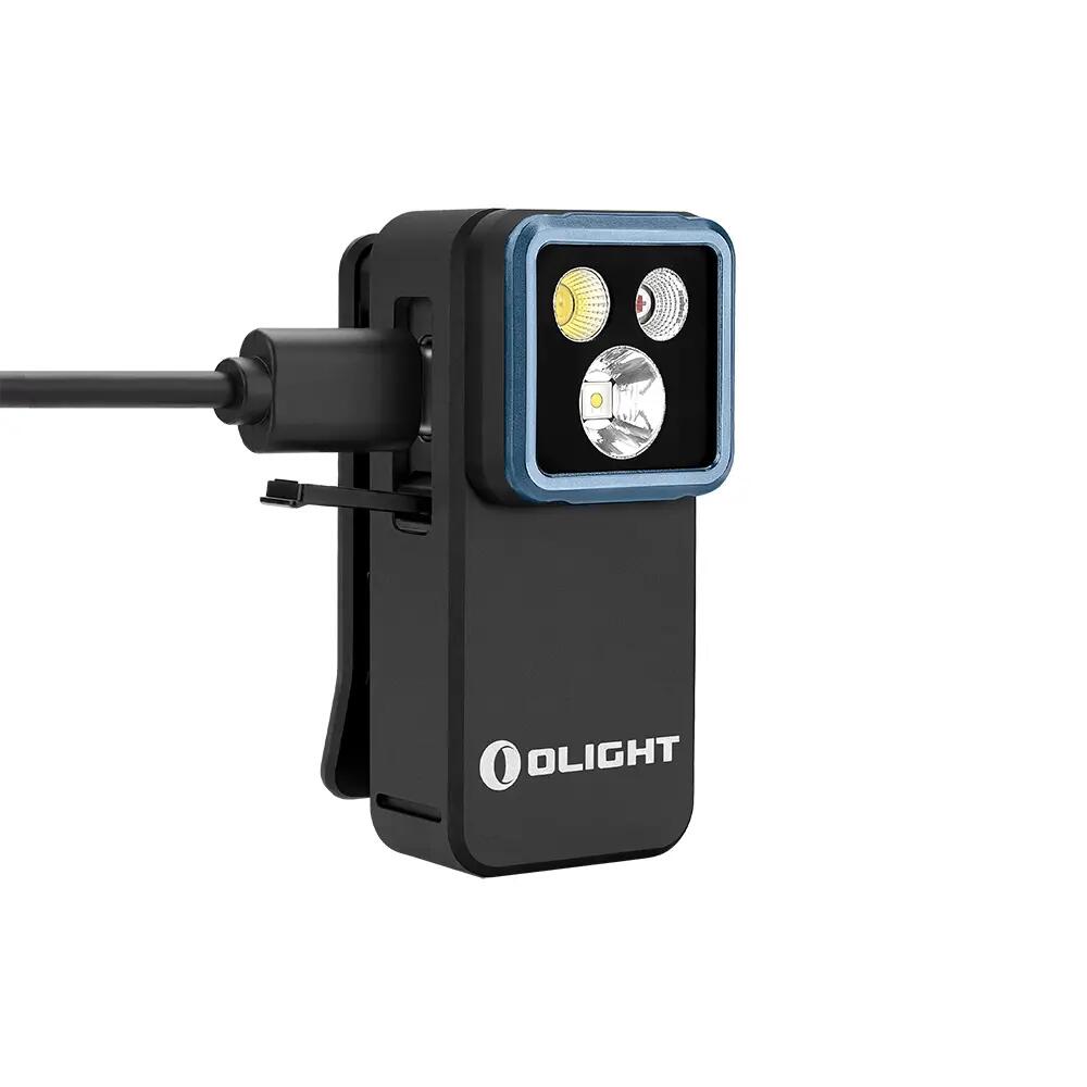 Lanterna articulada Olight Oclip 2 Pro com clip 360° e luz vermelha 3/3