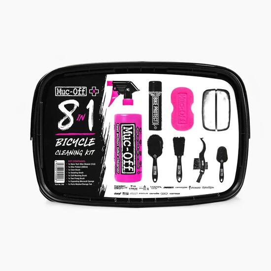 Kit de nettoyage pour vélo 8 en 1