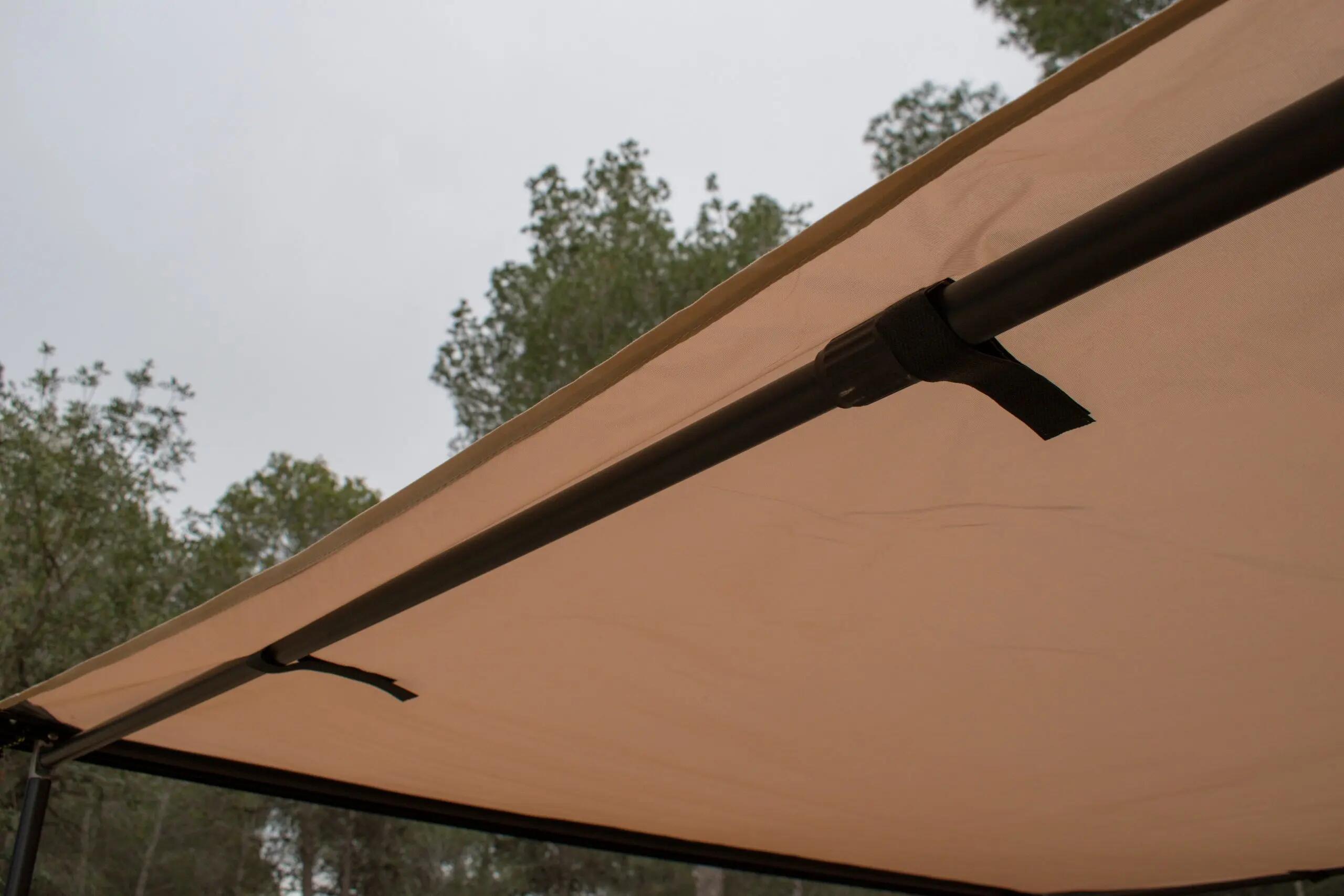 Toldo lateral para coche GO ESCAPE Ibiza - Camping - Impermeable - Caqui 4/8