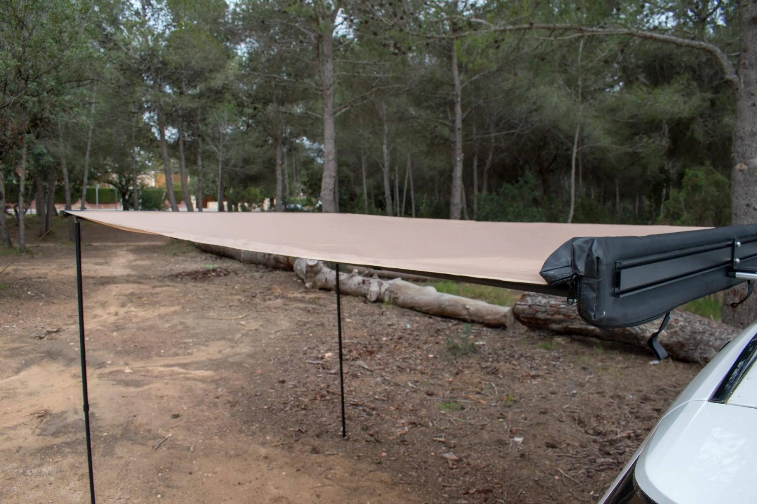 Toldo lateral para coche GO ESCAPE Ibiza - Camping - Impermeable - Caqui 3/8
