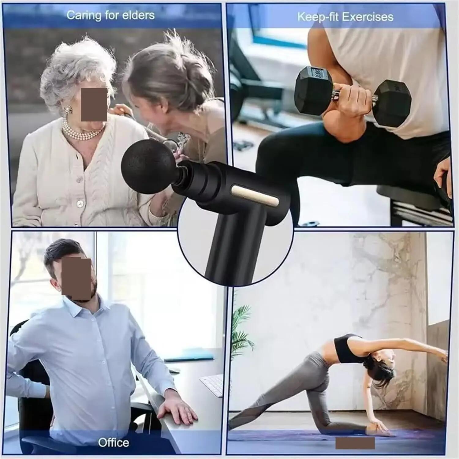 Pistolet de Massage, Masseur De Relaxation Musculaire Massage Par Vibrations 5/6