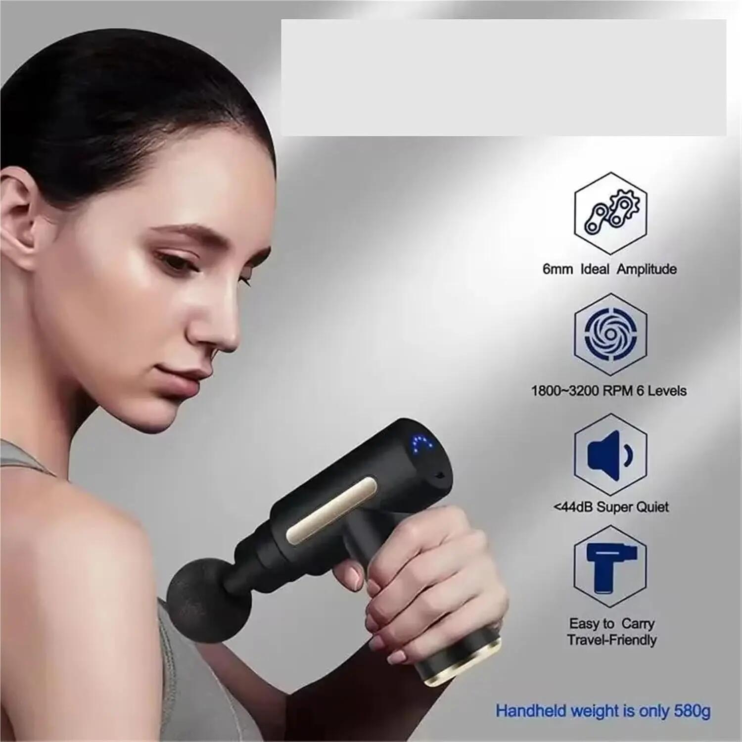Pistolet de Massage, Masseur De Relaxation Musculaire Massage Par Vibrations 4/6