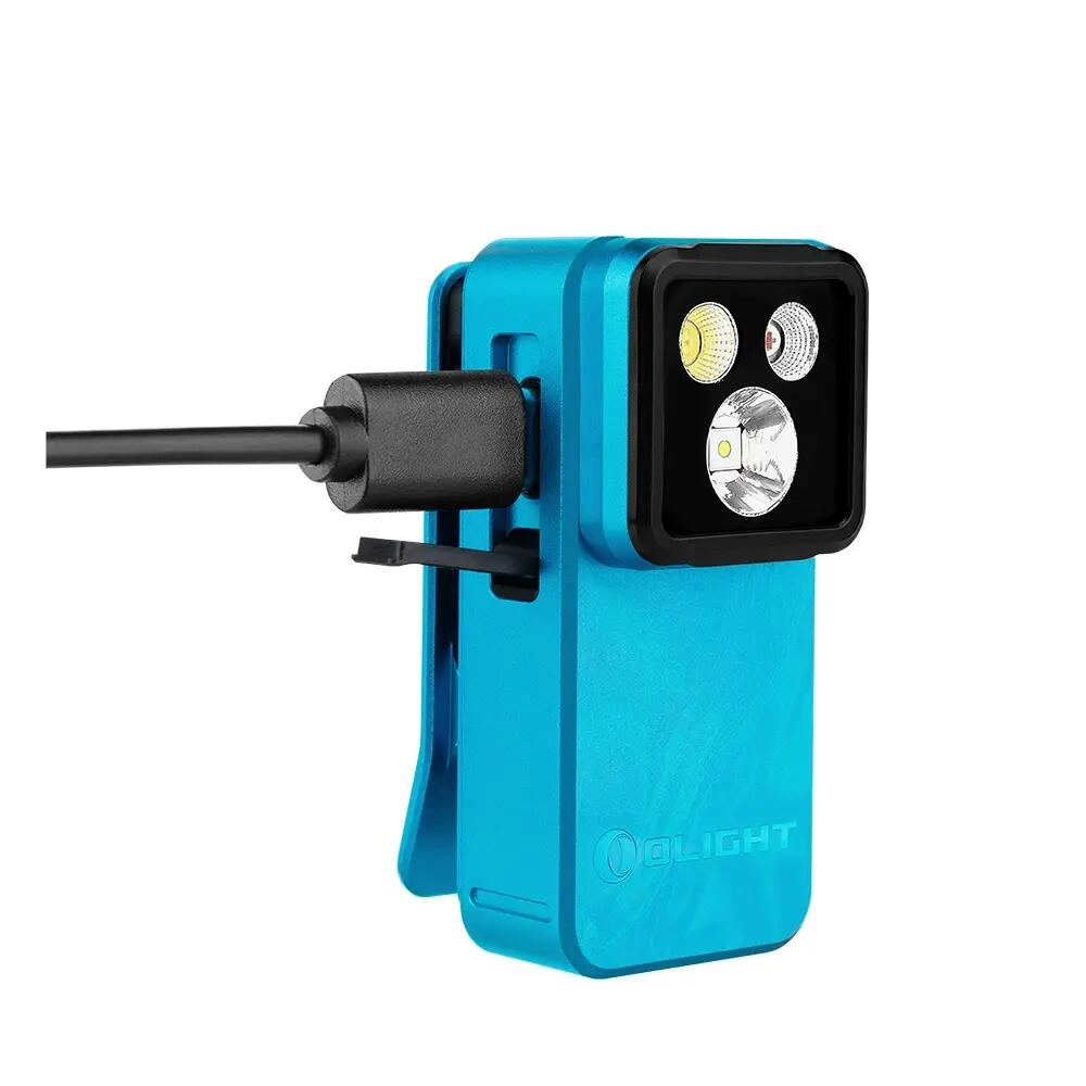 Lanterna articulada Olight Oclip 2 Pro com clip 360° e luz vermelha 3/3
