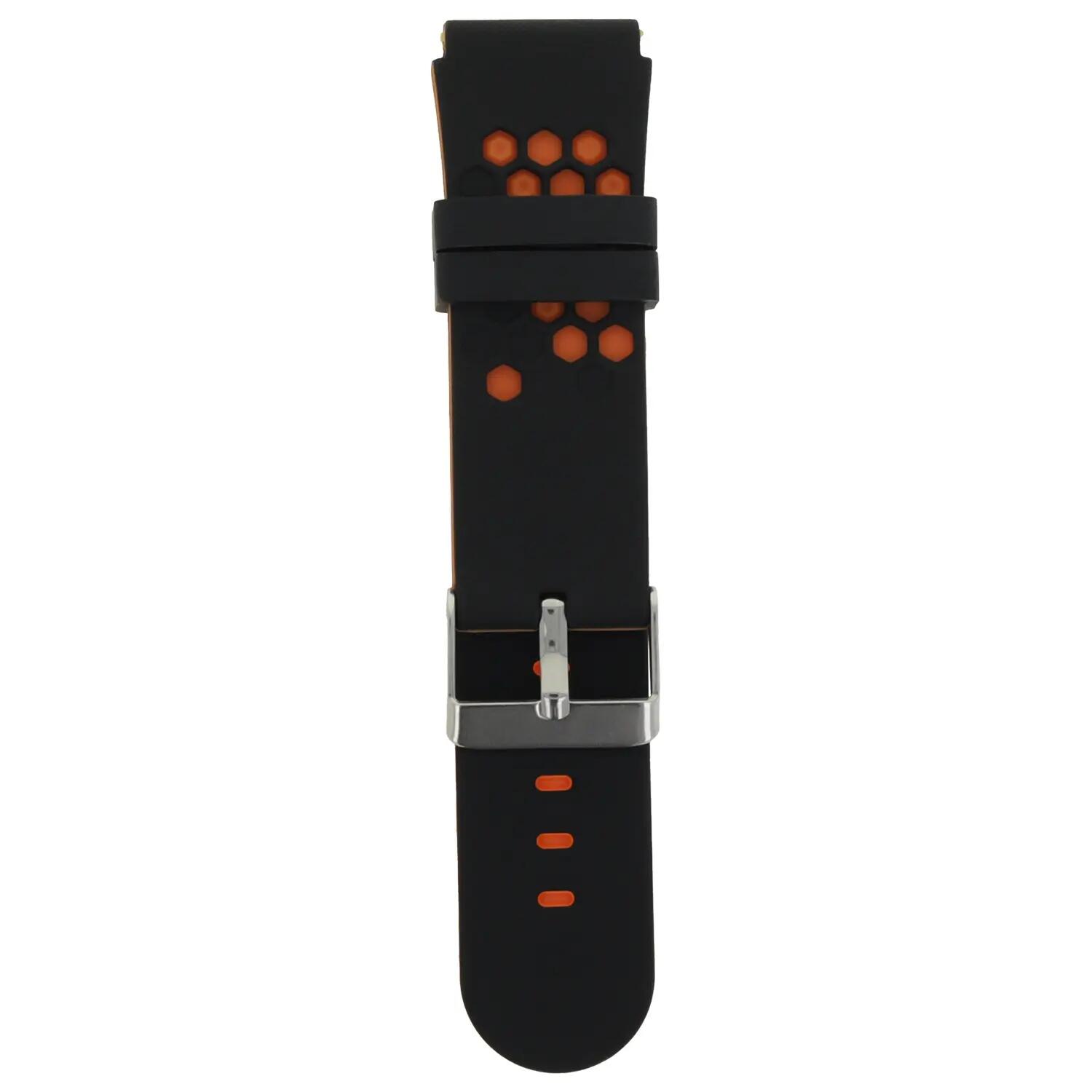 Siliconen horlogebandje voor Forever Find Me KW-200 oranje 2/2