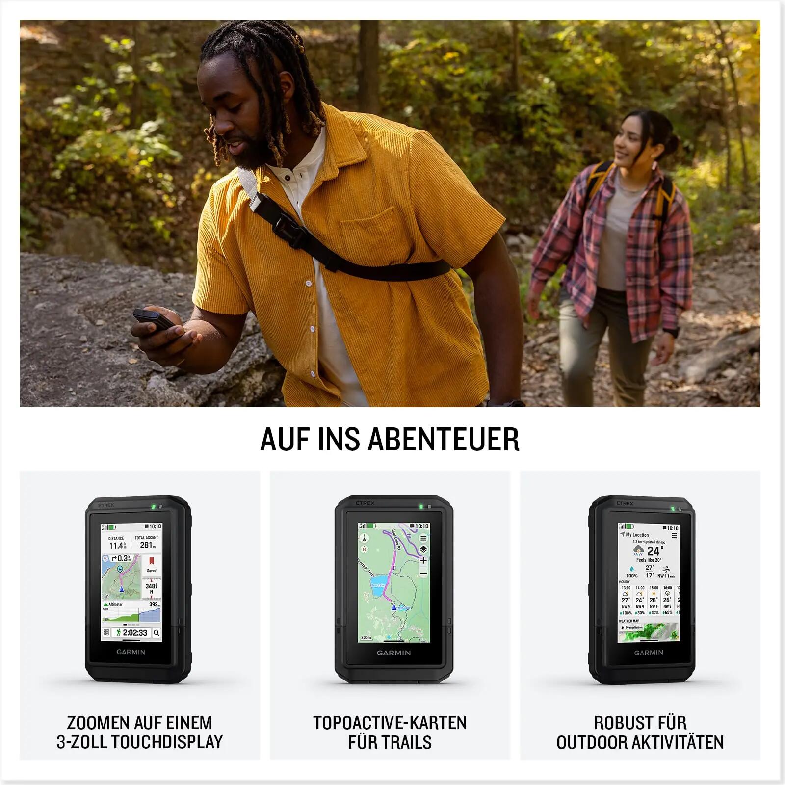 GPS portable - Outdoor - eTrex Touch - écran tactile, IP67 - noir 2/4