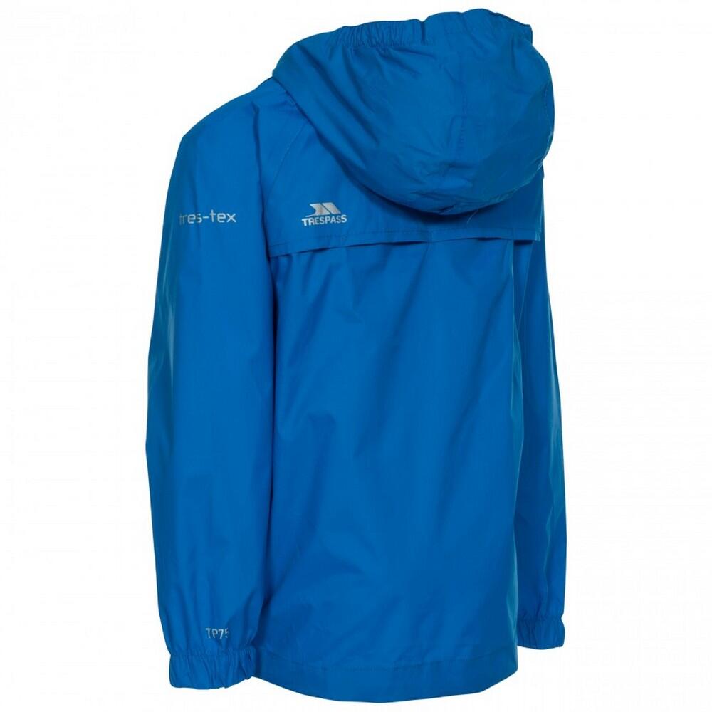 Chaqueta impermeable / Chubasquero plegable Modelo Qikpac para niños niñas 2/4