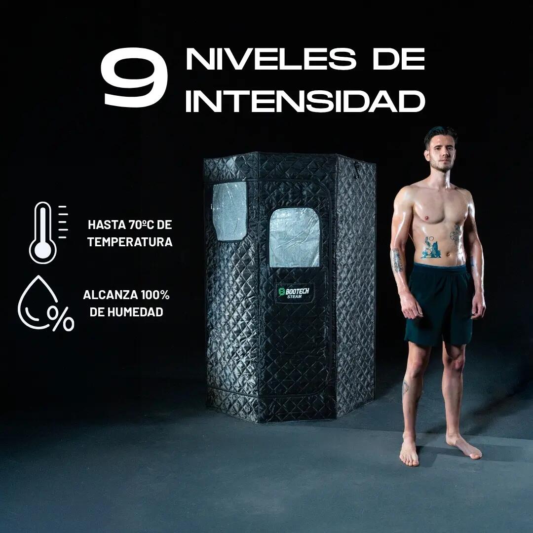 BS-STEAM – Sauna à vapeur pliable jusqu’à 70 °C, hammam à domicile 6/7