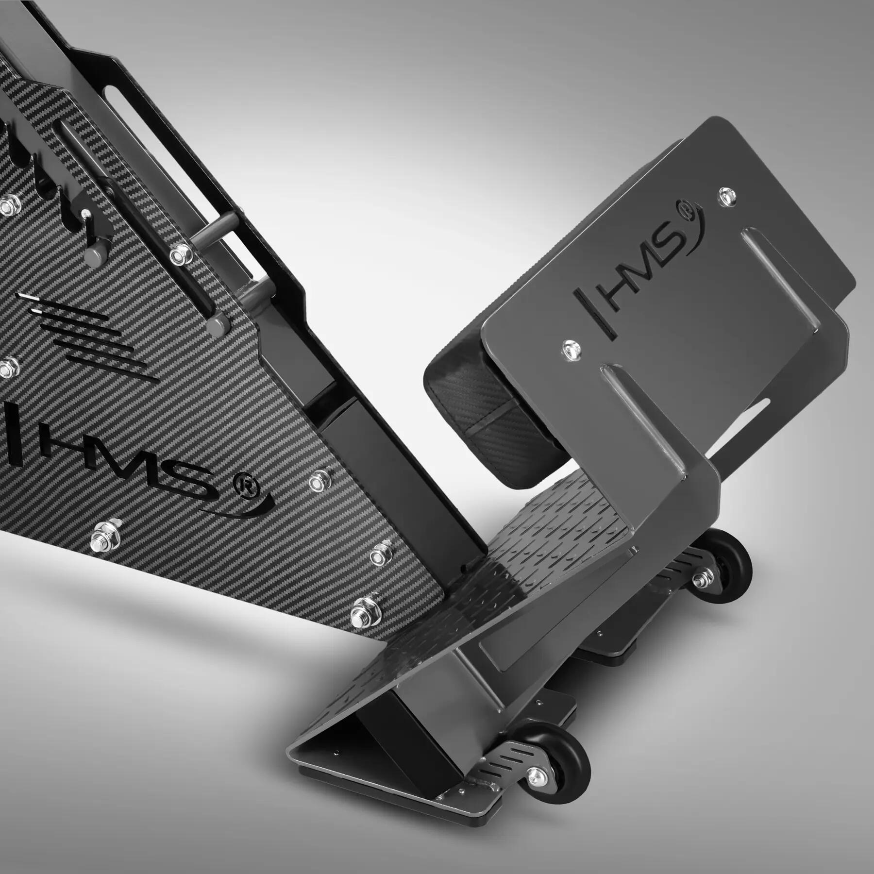 Banc romain multifonction réglable avec poignées pour dips HMS LR6815 5/9