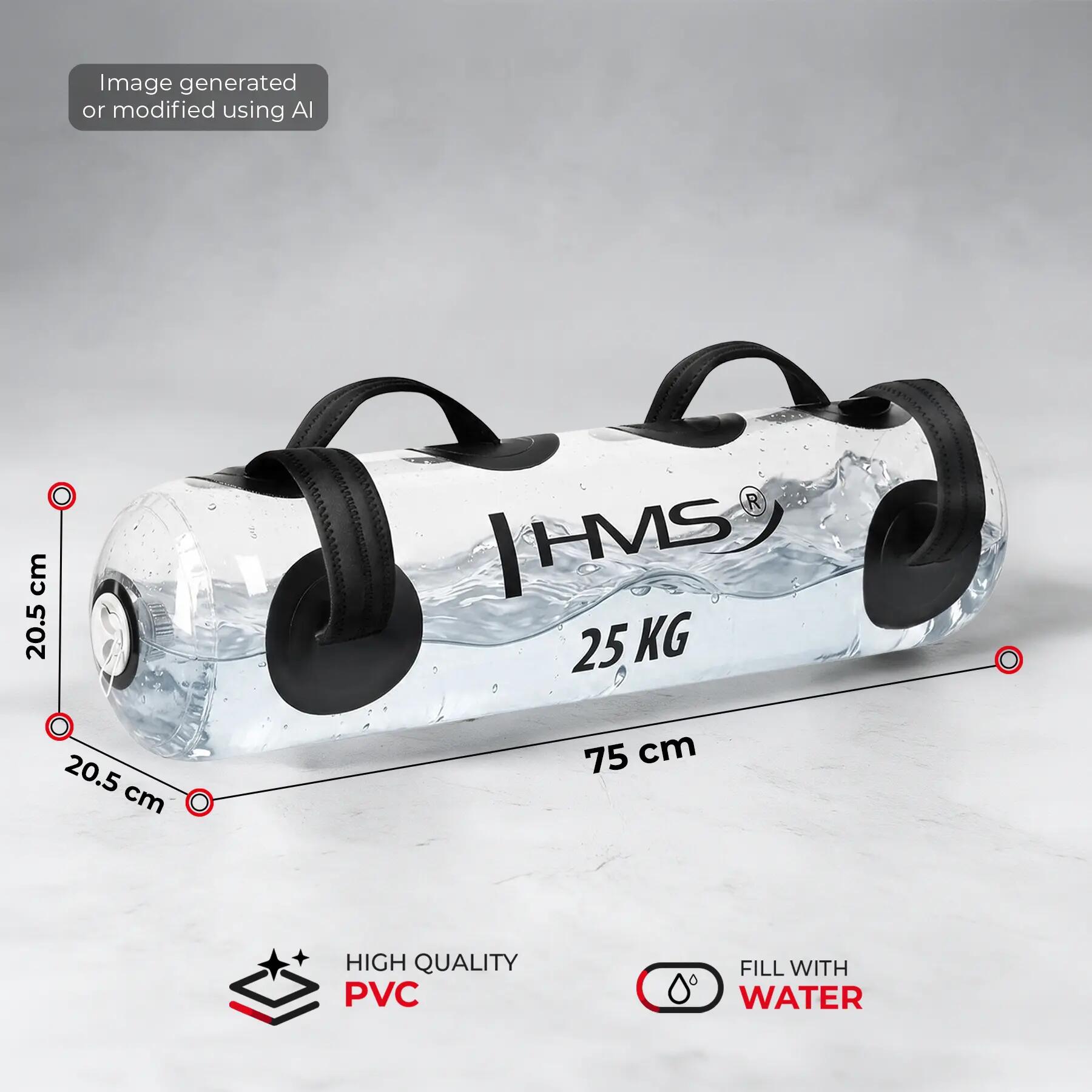 Sac d'entraînement à eau réglable jusqu'à 25 kg HMS WAB25 Aqua Powerbag 4/12