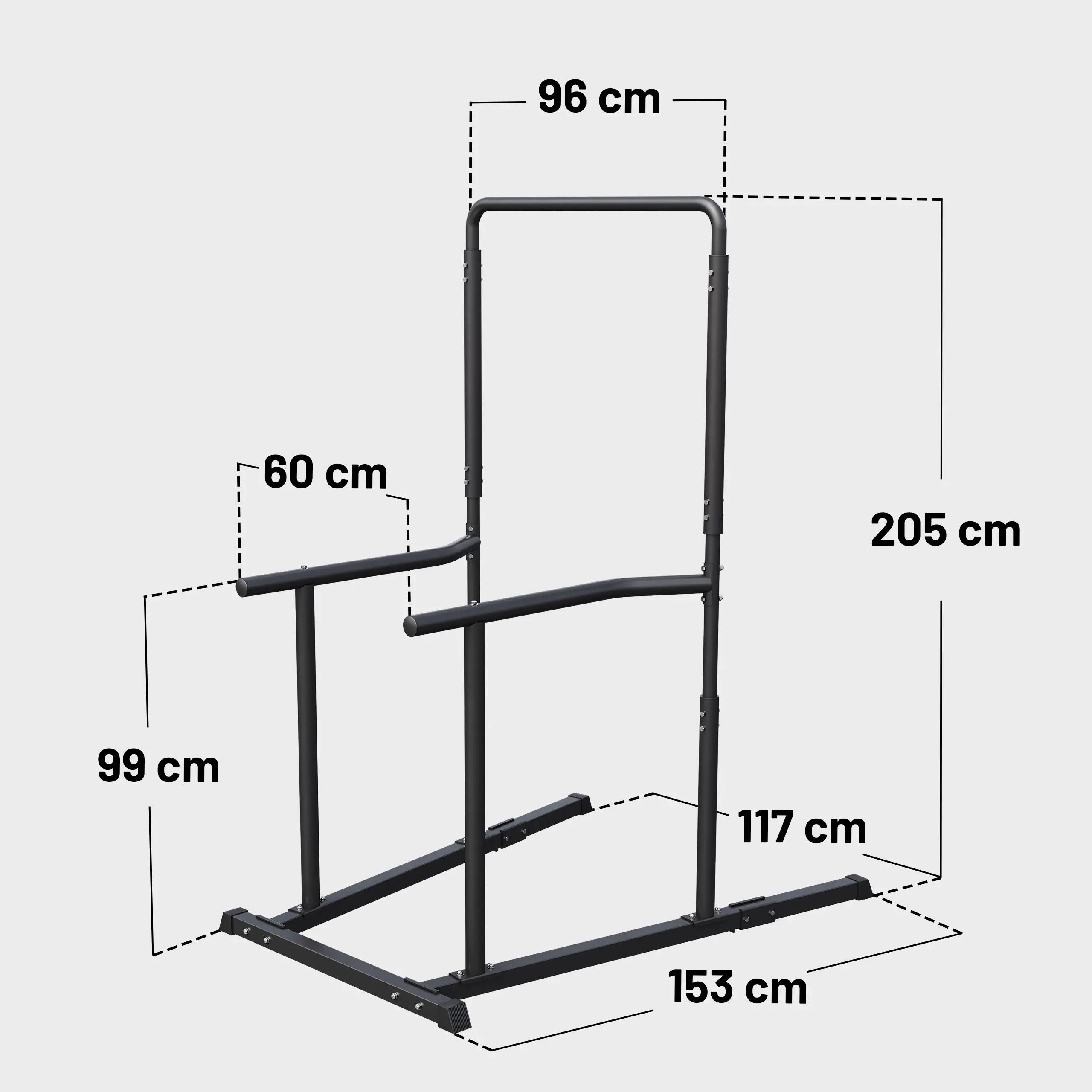 Power Tower Klimmzugstange und Dip Barren für Calisthenics Training zuhause 2/7
