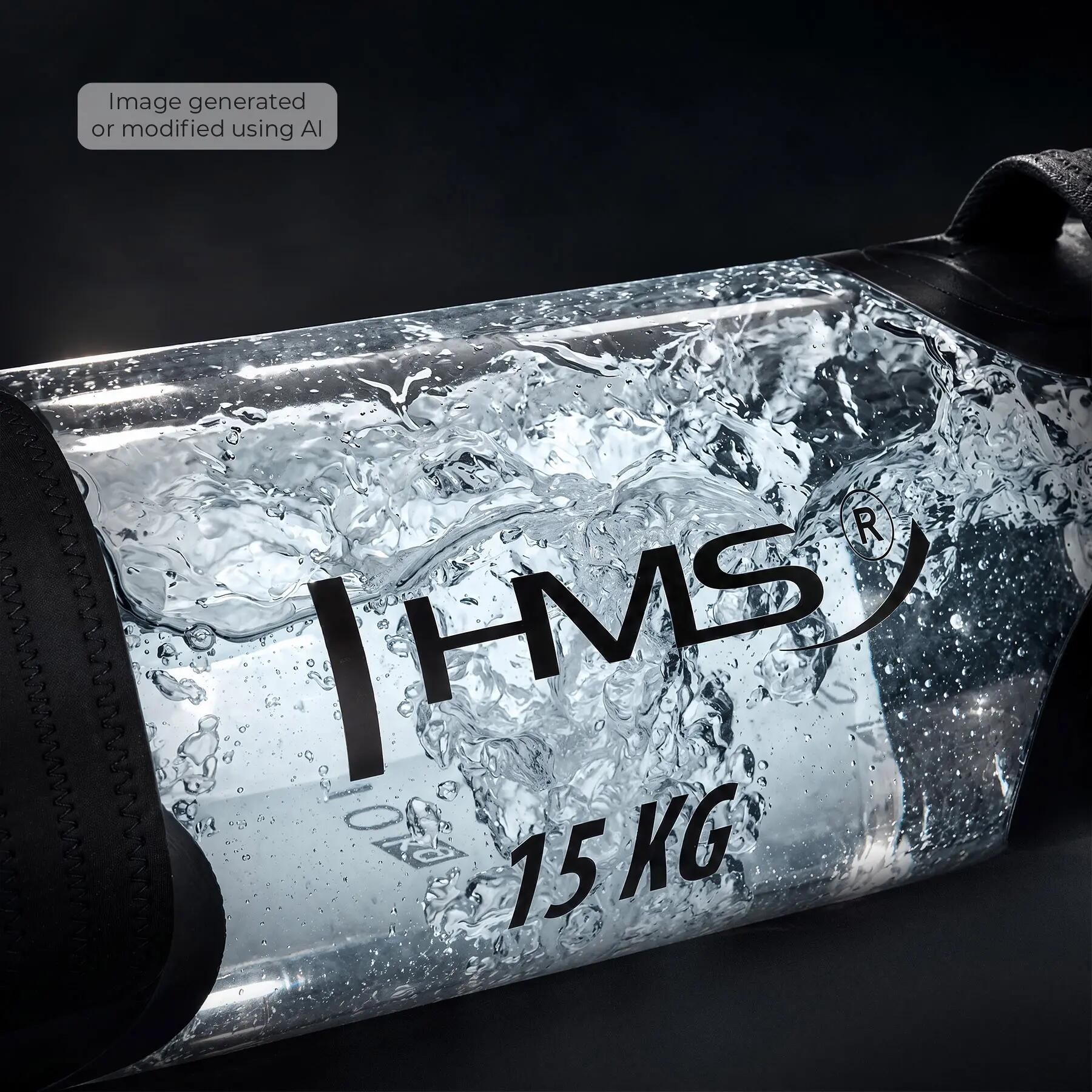 Trainingszak met water, 15 kg, met 2 handgrepen – HMS WAB15 Aqua Powerbag 6/9