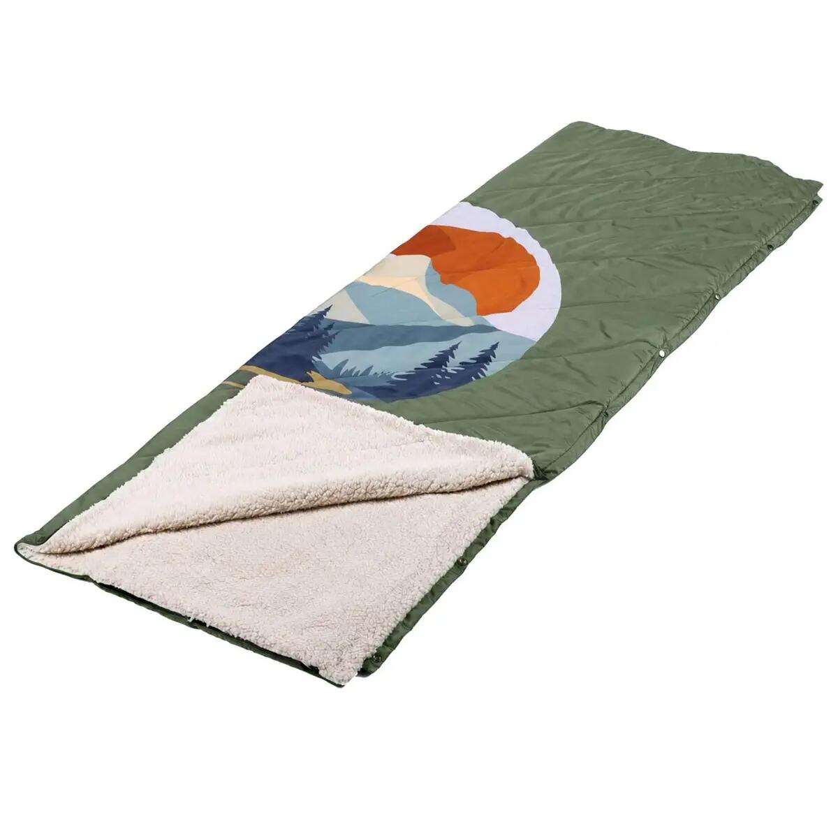 Campingdeken Liva - 4-in-1 outdoor deken - slaapzak - kussen - waterdicht 8/15