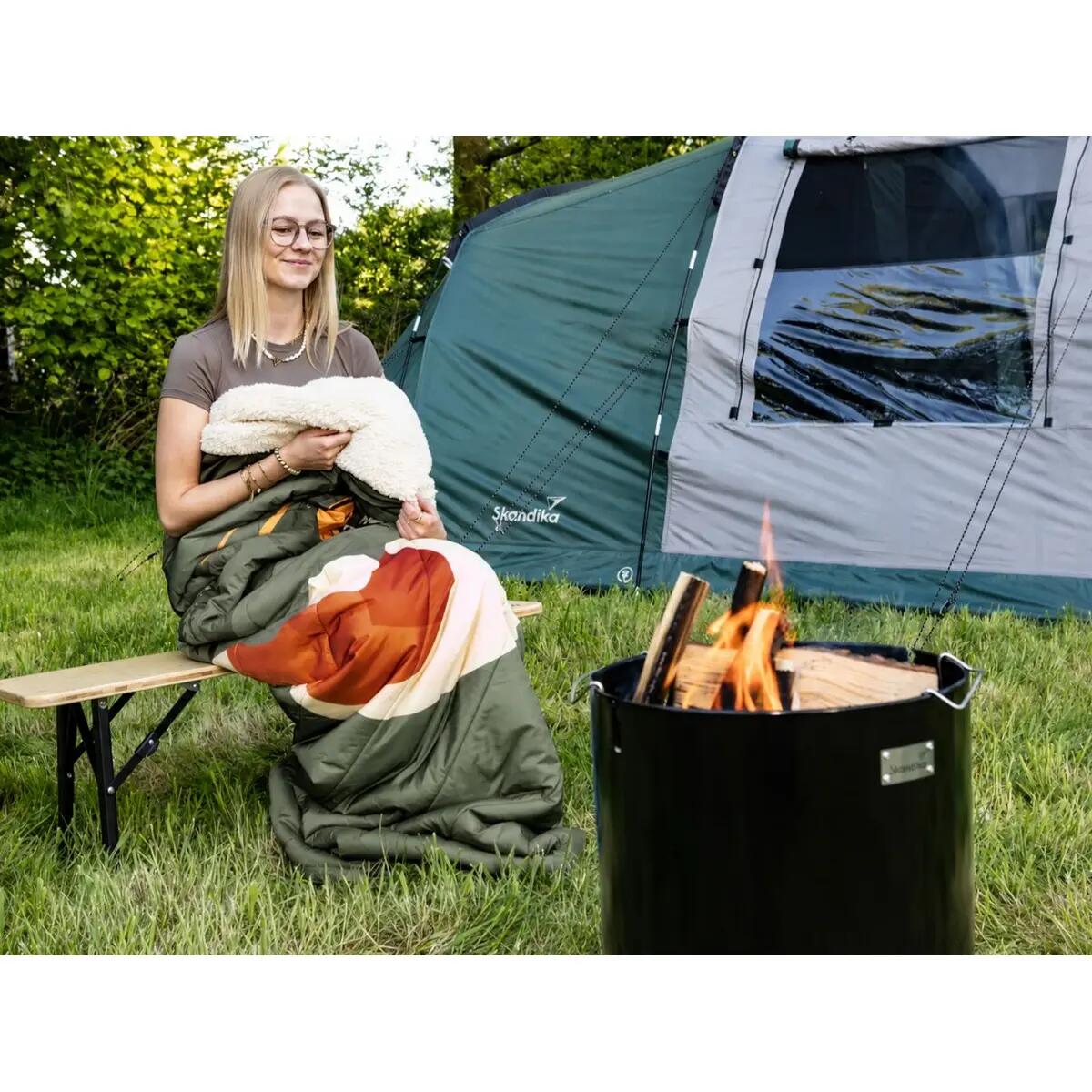 Campingdeken Liva - 4-in-1 outdoor deken - slaapzak - kussen - waterdicht 3/15