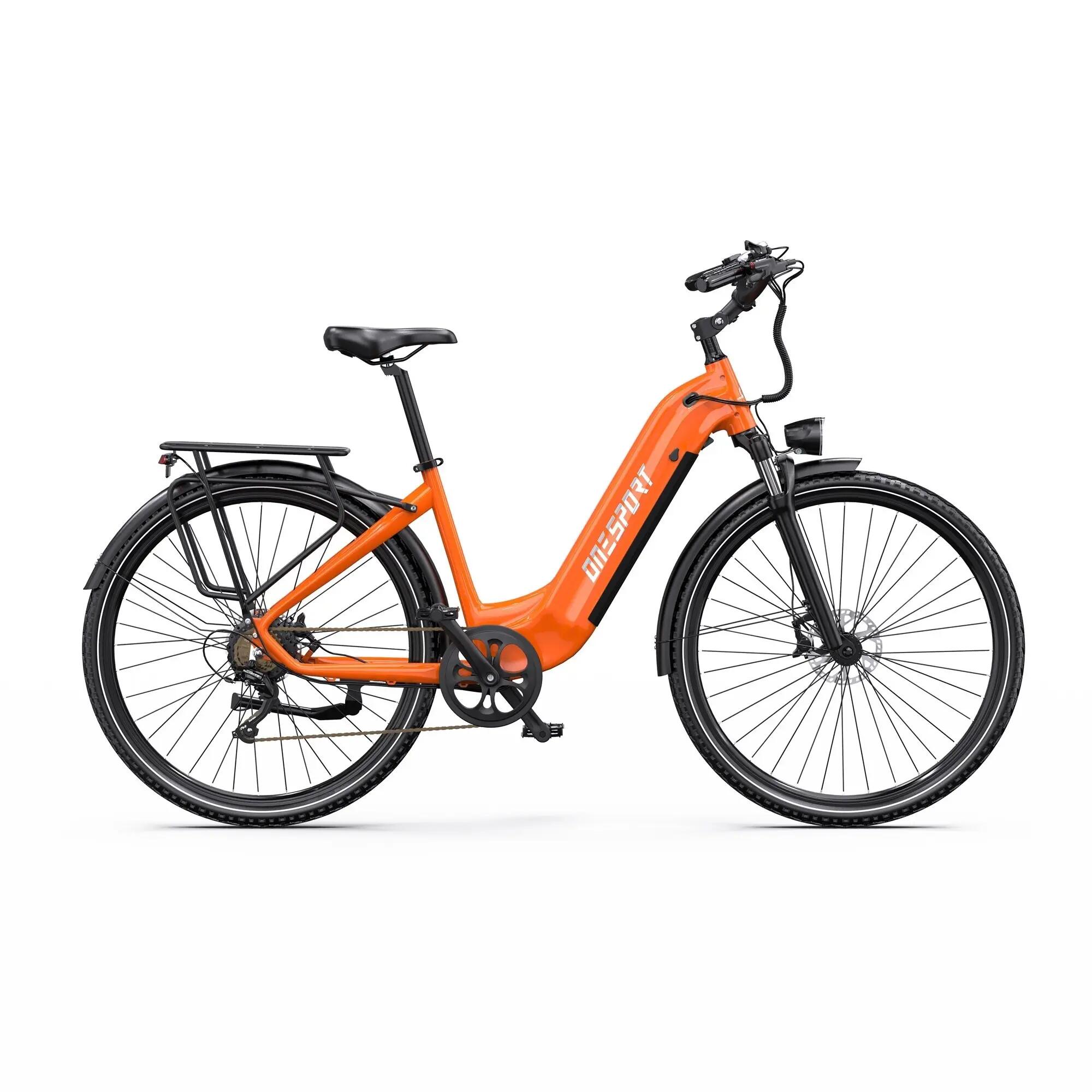 ONESPORT OT05 MAX Bici elettrica 250 W, batteria da 36 V 22,5 Ah, 7 velocità 6/12