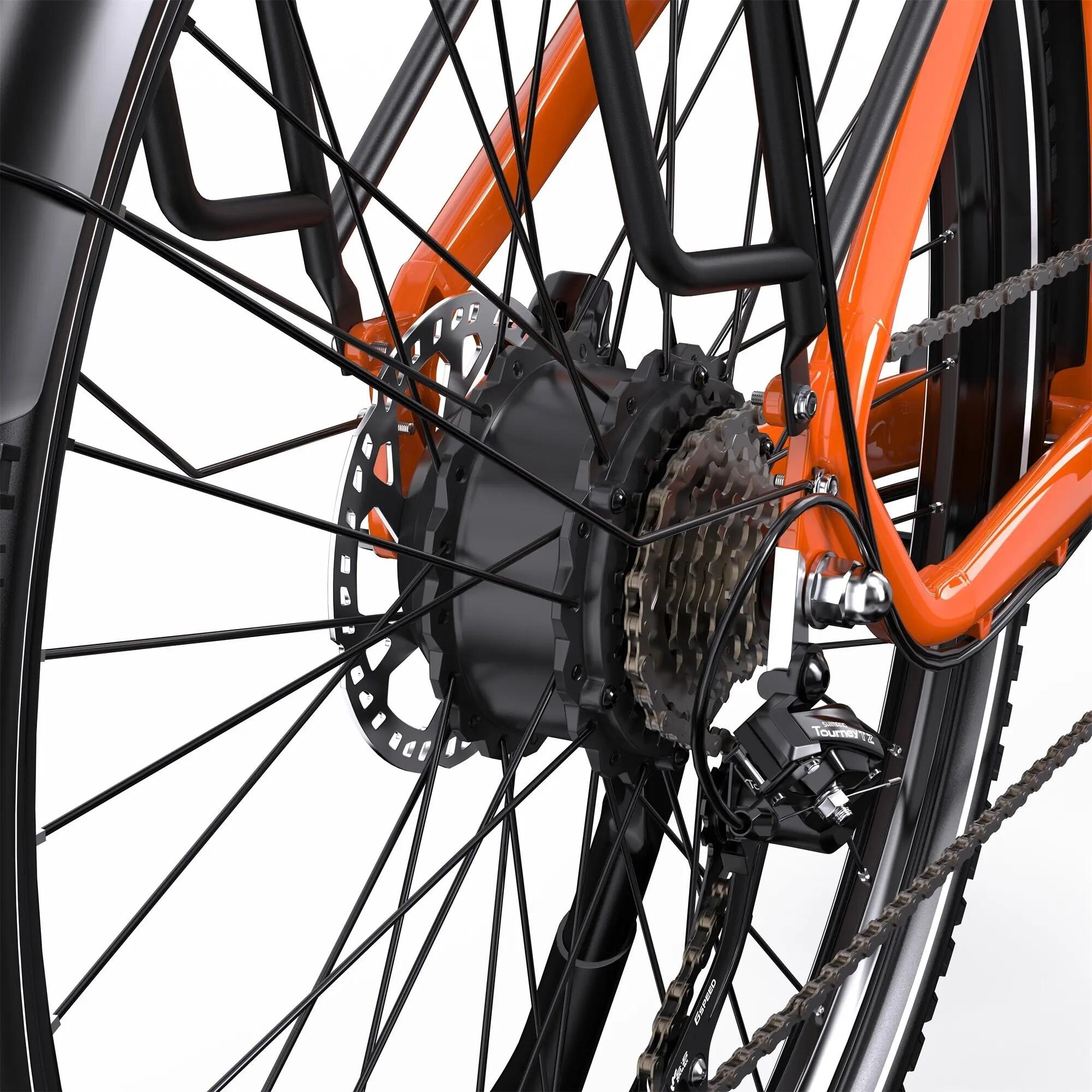 ONESPORT OT05 MAX Bici elettrica 250 W, batteria da 36 V 22,5 Ah, 7 velocità 11/12