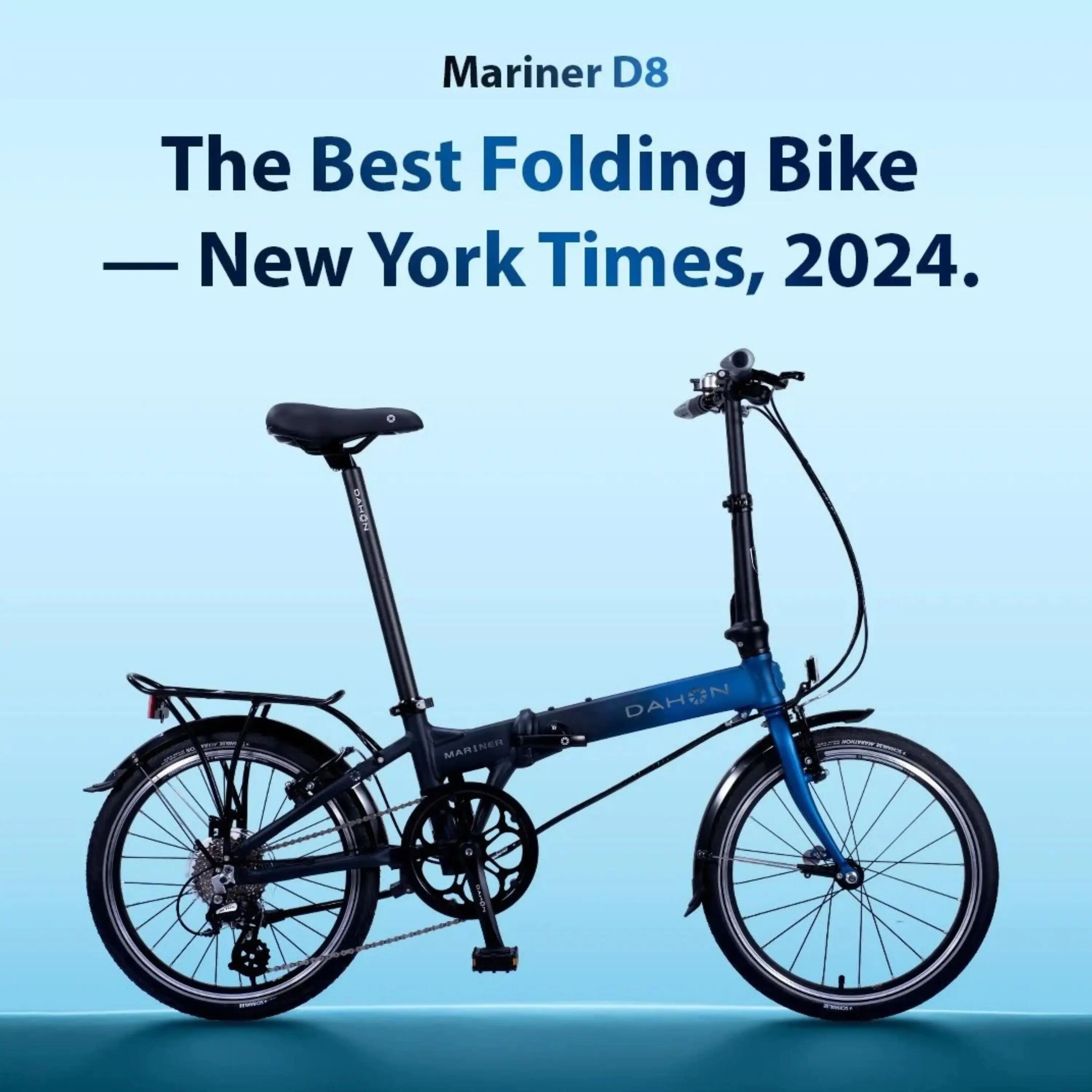 DAHON Mariner D8-II Faltrad Jet Black 20 Zoll – 8-Gang Shimano Schaltung 5/5