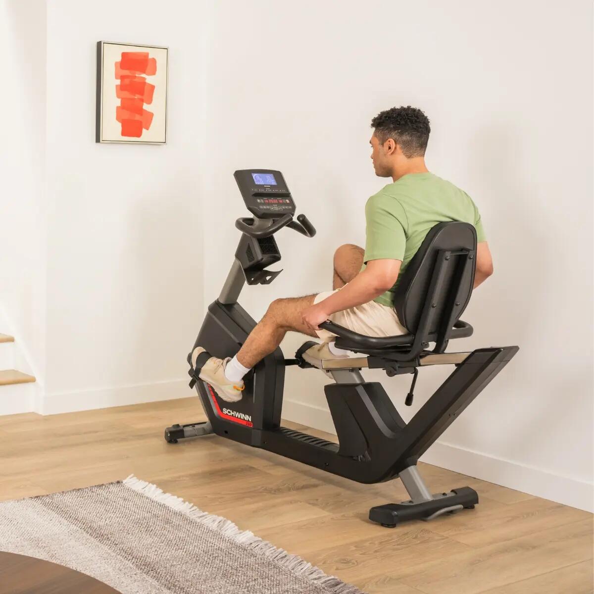 Bicicleta reclinada 280R magnética, 100 níveis, Bluetooth FTMS, Kinomap Zwift 8/8