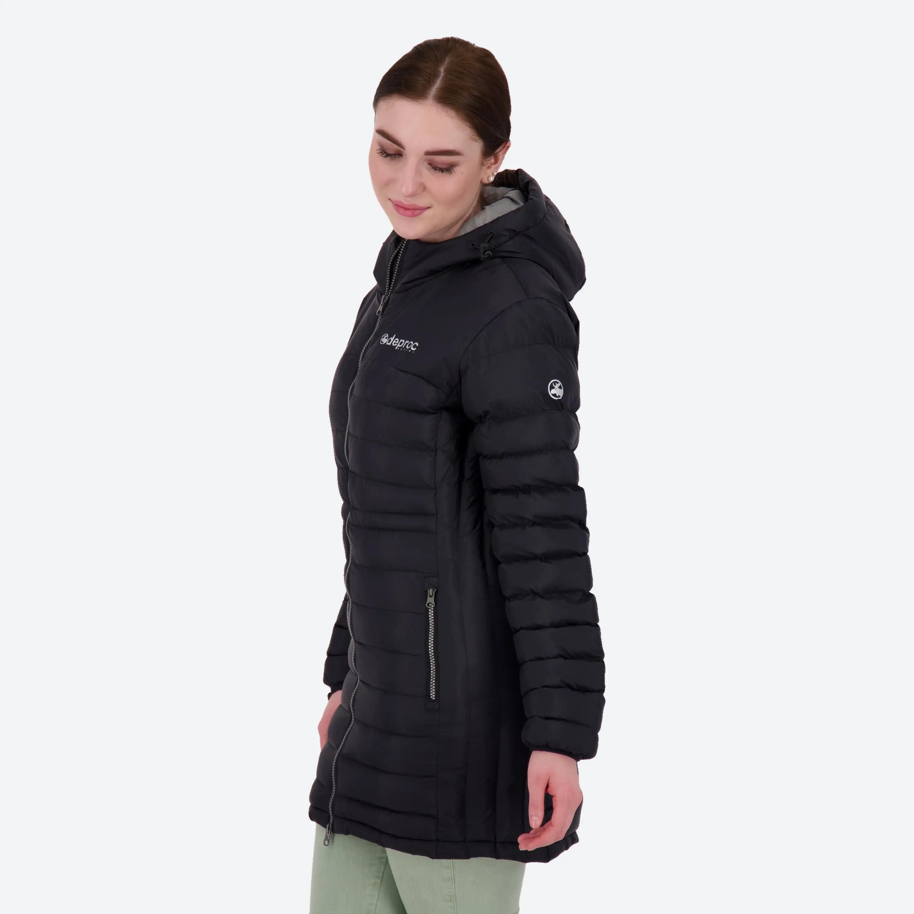 Manteau matelassé femme GILMOUR II LONG - déperlant, chaud 4/5