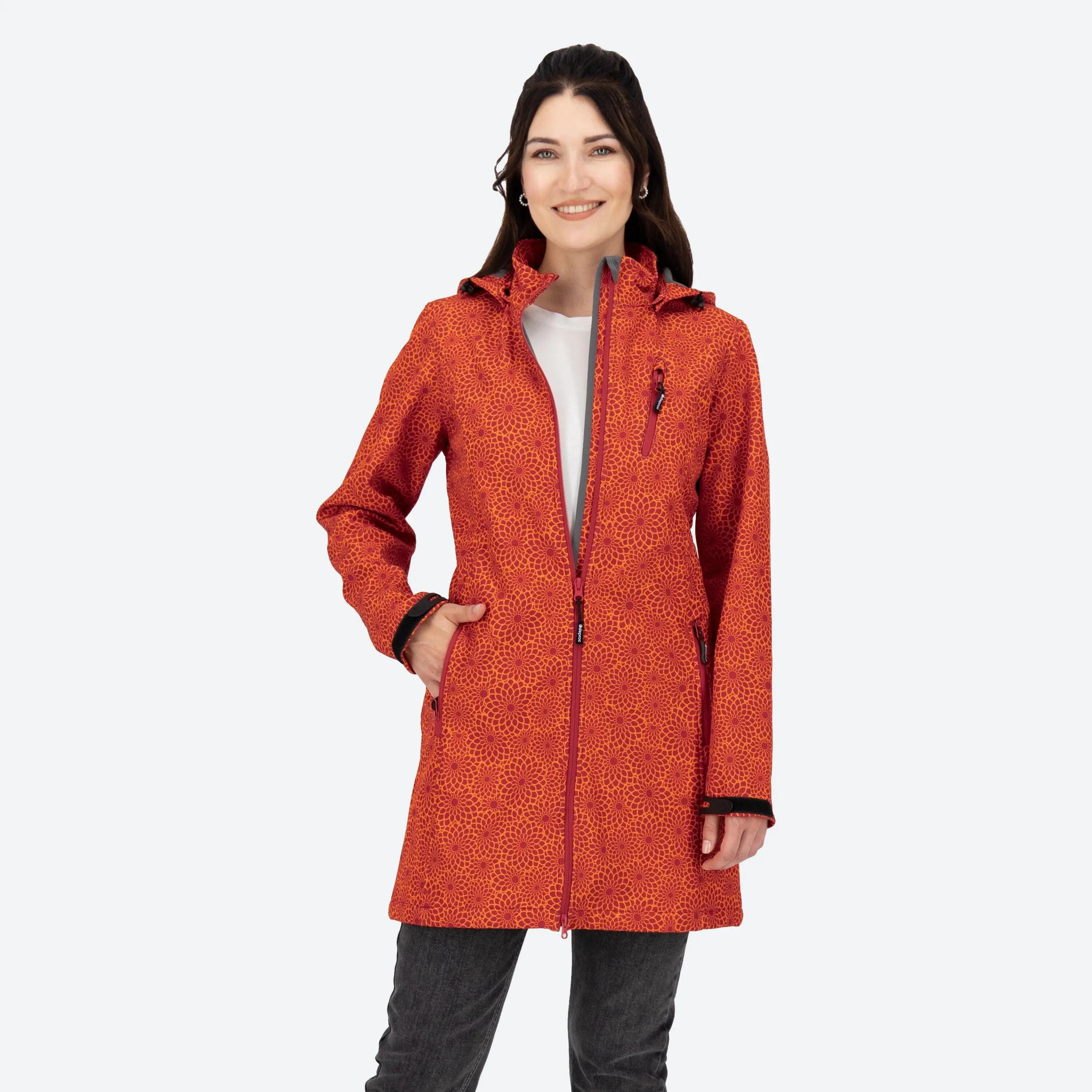 Femme - Randonnée - Veste mi-saison coupe-vent et imperméable - SHELBY 4/4