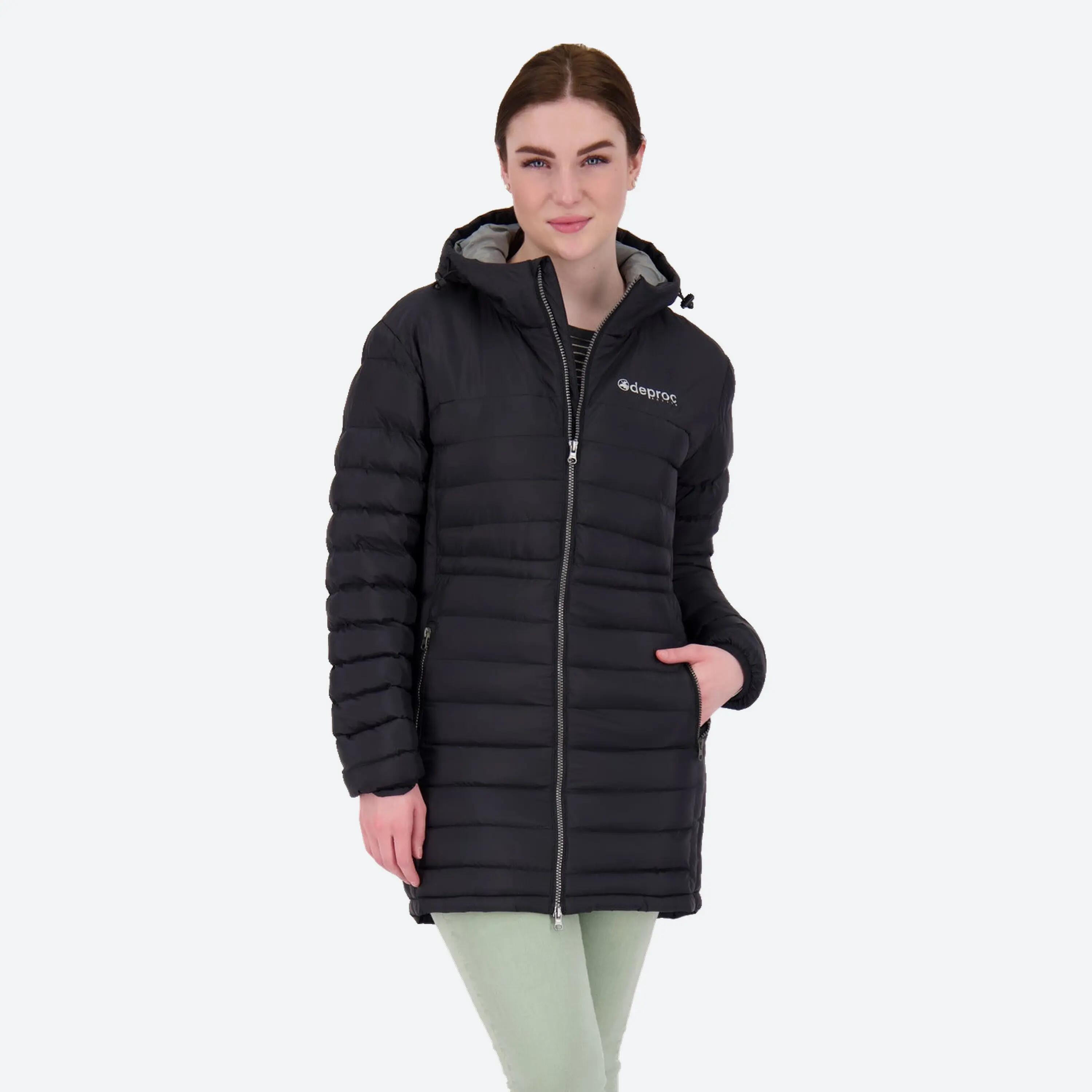 Manteau matelassé femme GILMOUR II LONG - déperlant, chaud 2/5