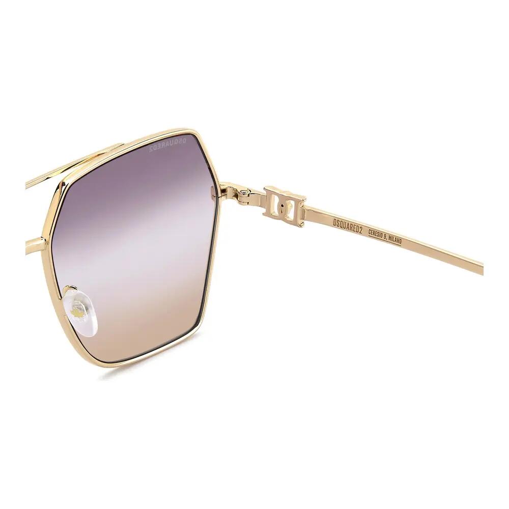 Okulary Przeciwsłoneczne Dsquared2 D2 0206/S 000 QR z Metal Damskie 62 mm 5/5