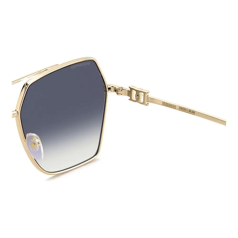 Zonnebril Dsquared2 D2 0206/S 000 08 van Metaal Dames 62 mm 5/5