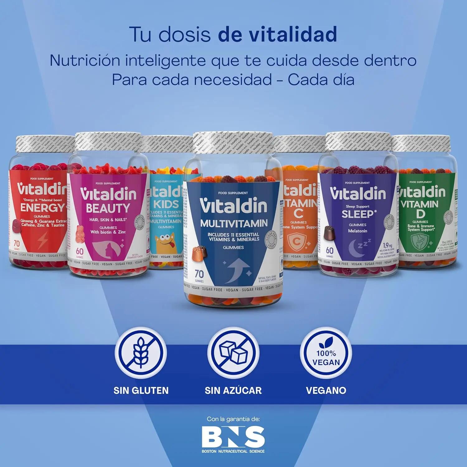 Gominolas de Multivitaminas sin Azúcar para adultos 7/12