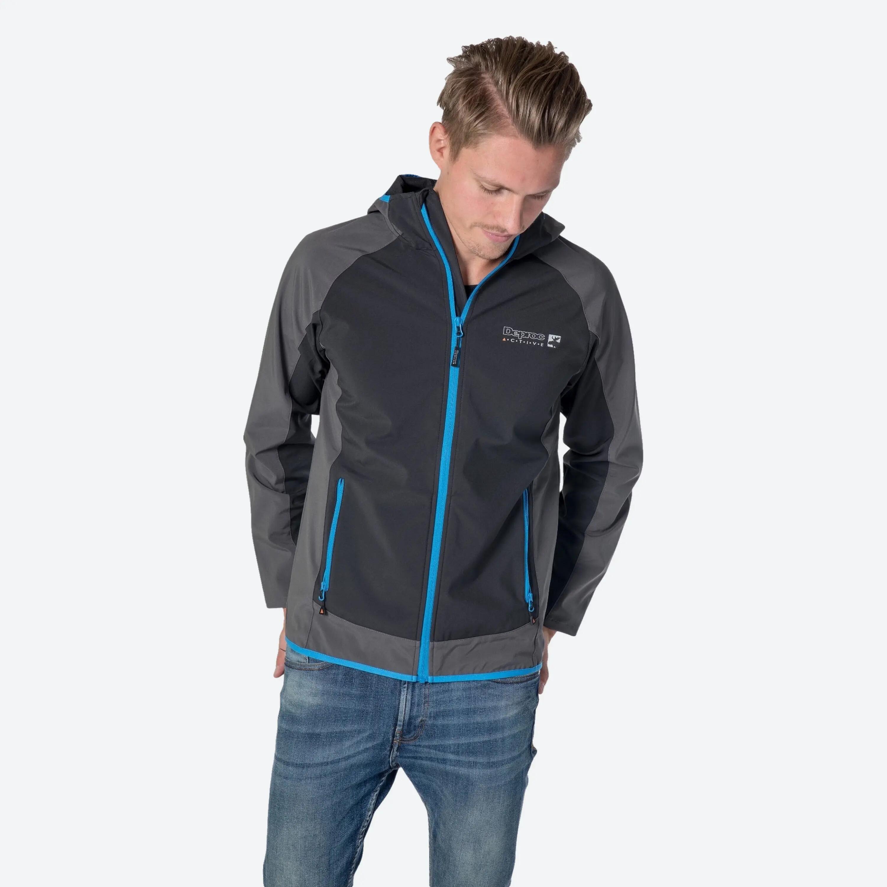 Herren - Naturwandern - Softshelljacke - CAVELL - indigoblau 1/4