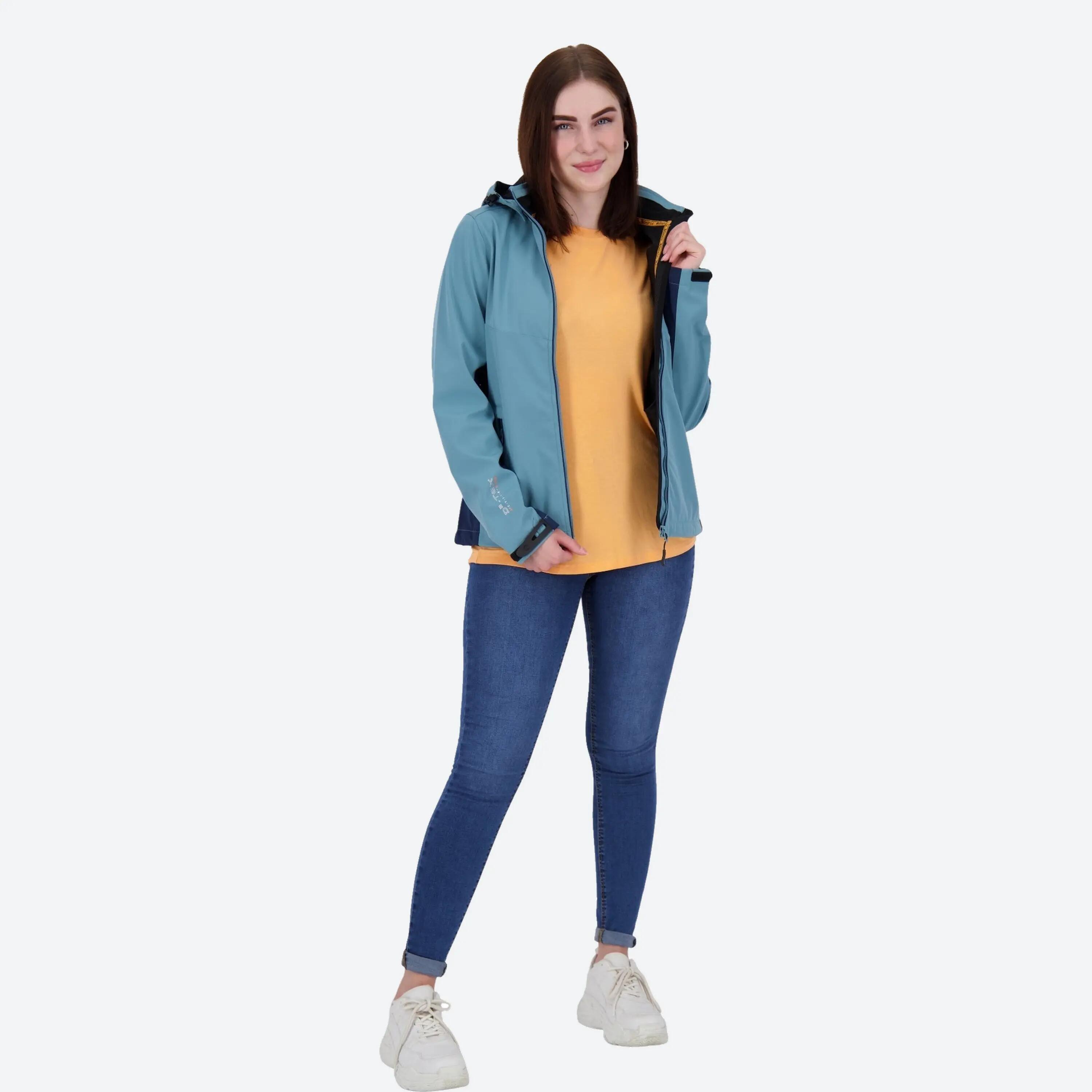 Femme - Randonnée Softshell - coupe-vent, micropolaire 8/8