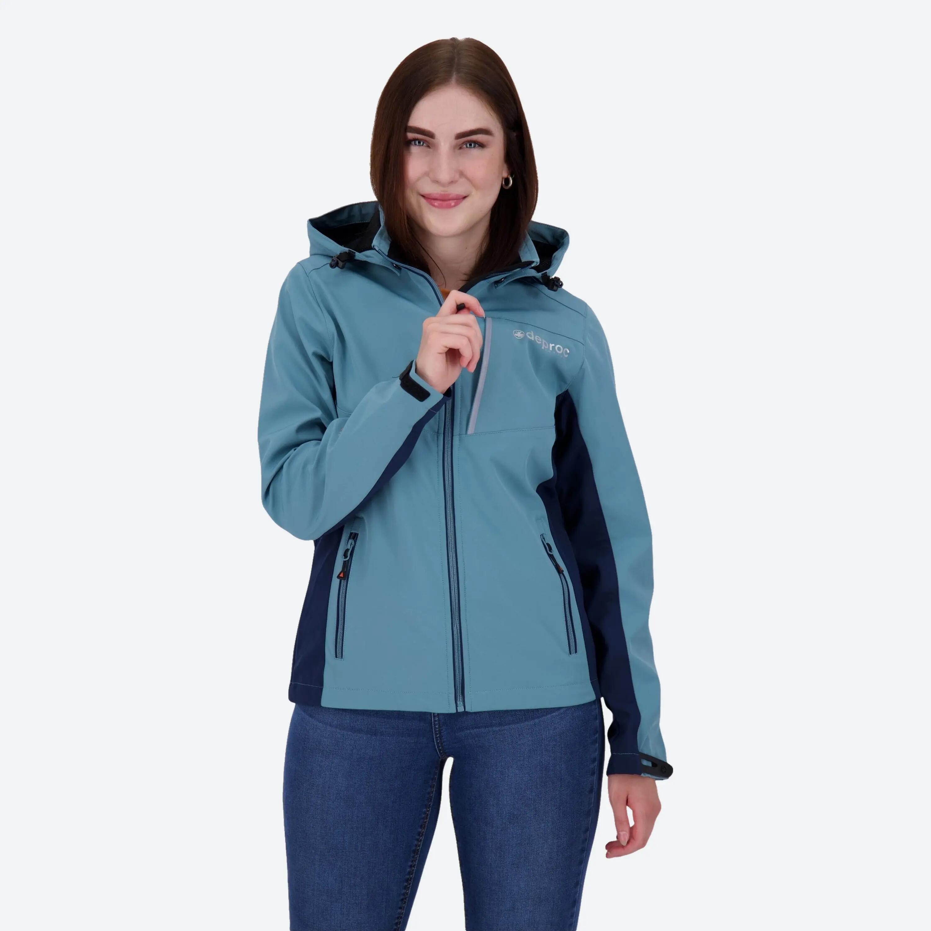 Femme - Randonnée Softshell - coupe-vent, micropolaire 6/8