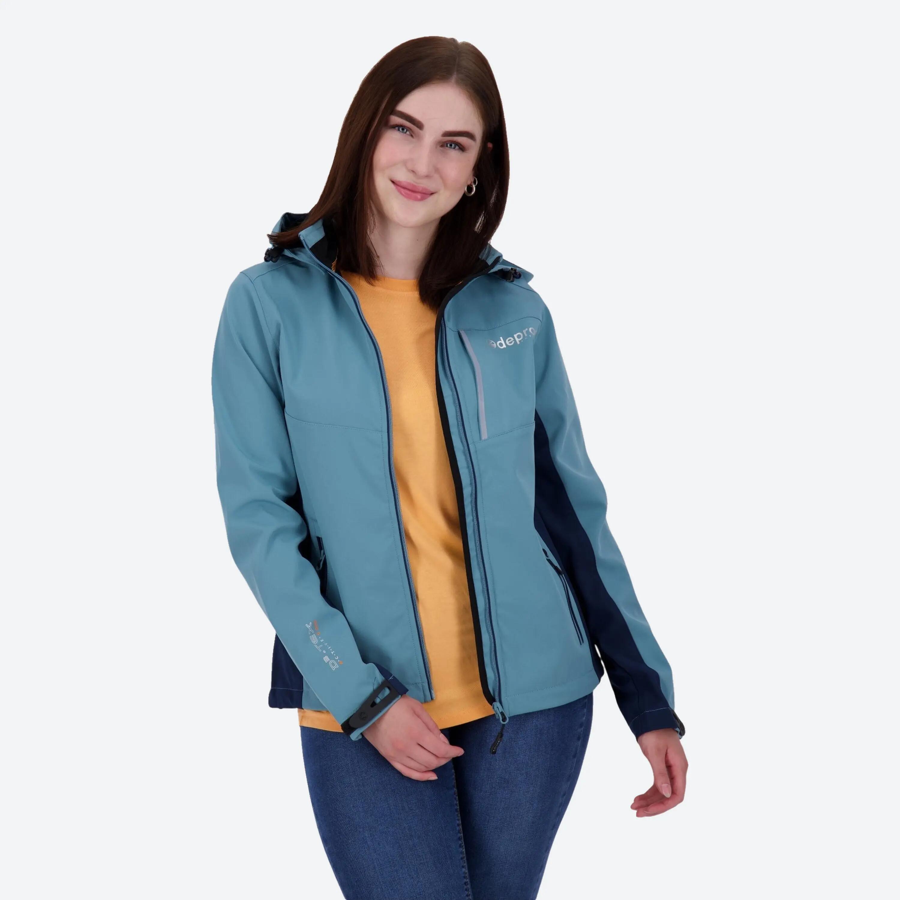Femme - Randonnée Softshell - coupe-vent, micropolaire 5/8