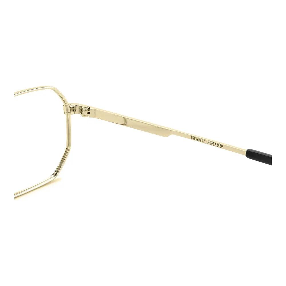 Occhiali da Vista Dsquared2 D2 0158 000 in Metallo Uomo 56 mm 4/4