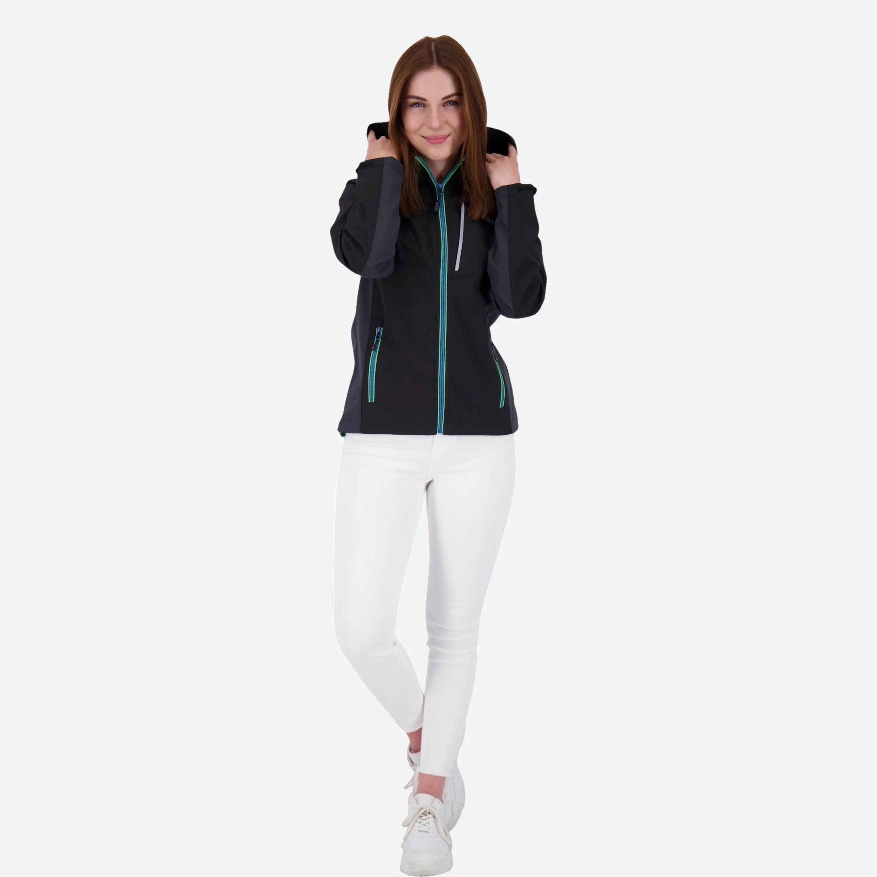 Femme - Randonnée Softshell - coupe-vent, micropolaire 4/4