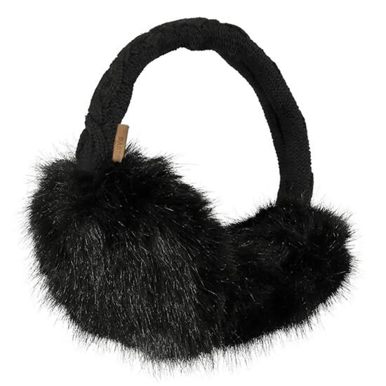 Cache Oreilles Fur Earmuffs Black