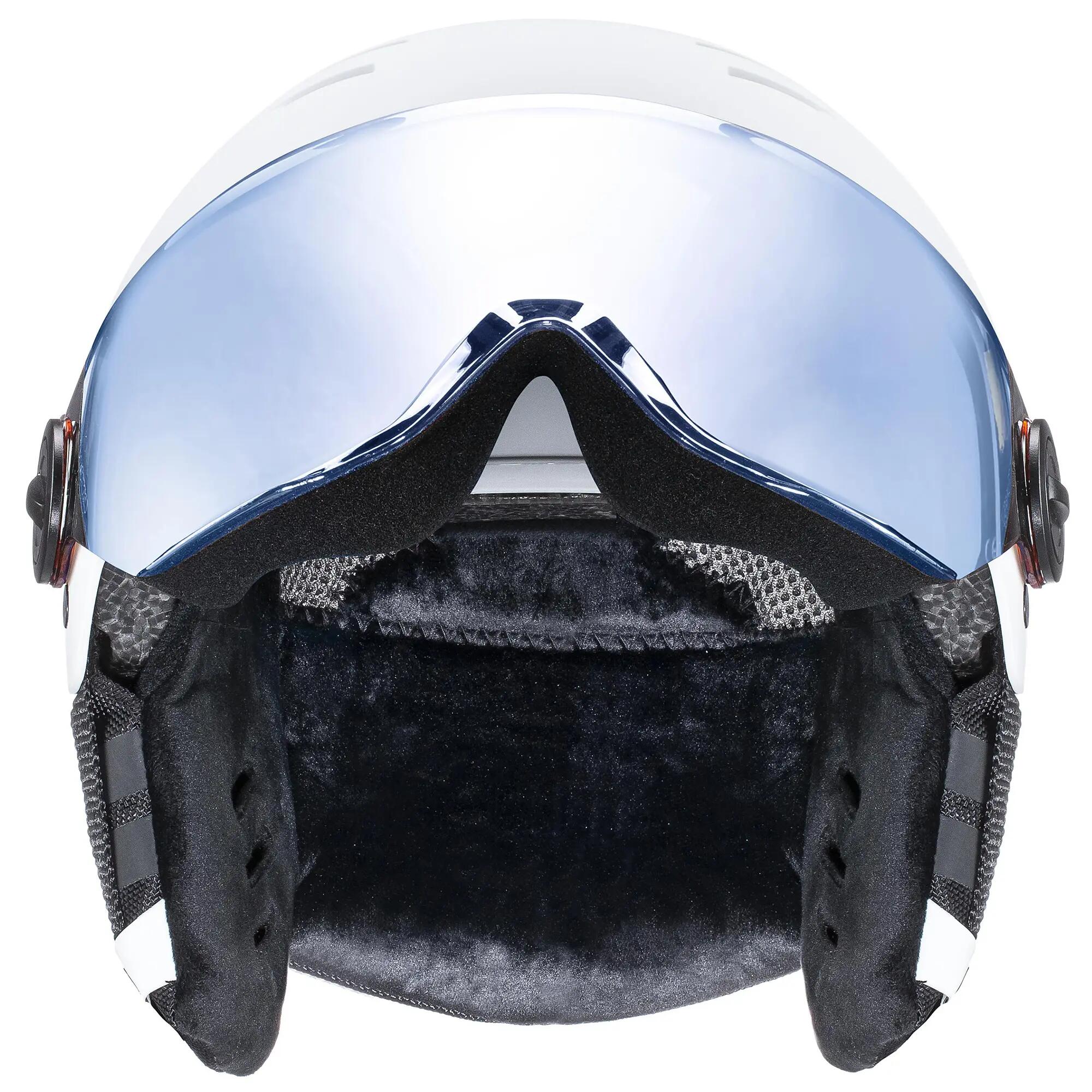 Skibril / Snowboardhelm Rocket Jr Visor White-black M Jongens 3/6