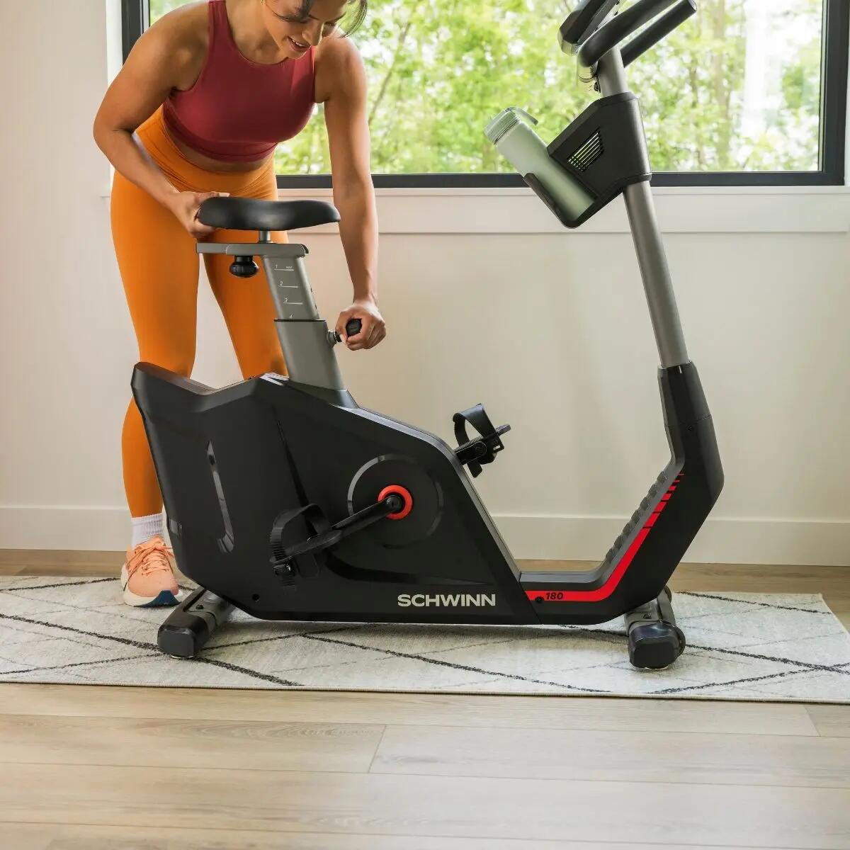 Bicicleta estática 180U magnética, Bluetooth FTMS, 100 niveles, Kinomap Zwift 6/7