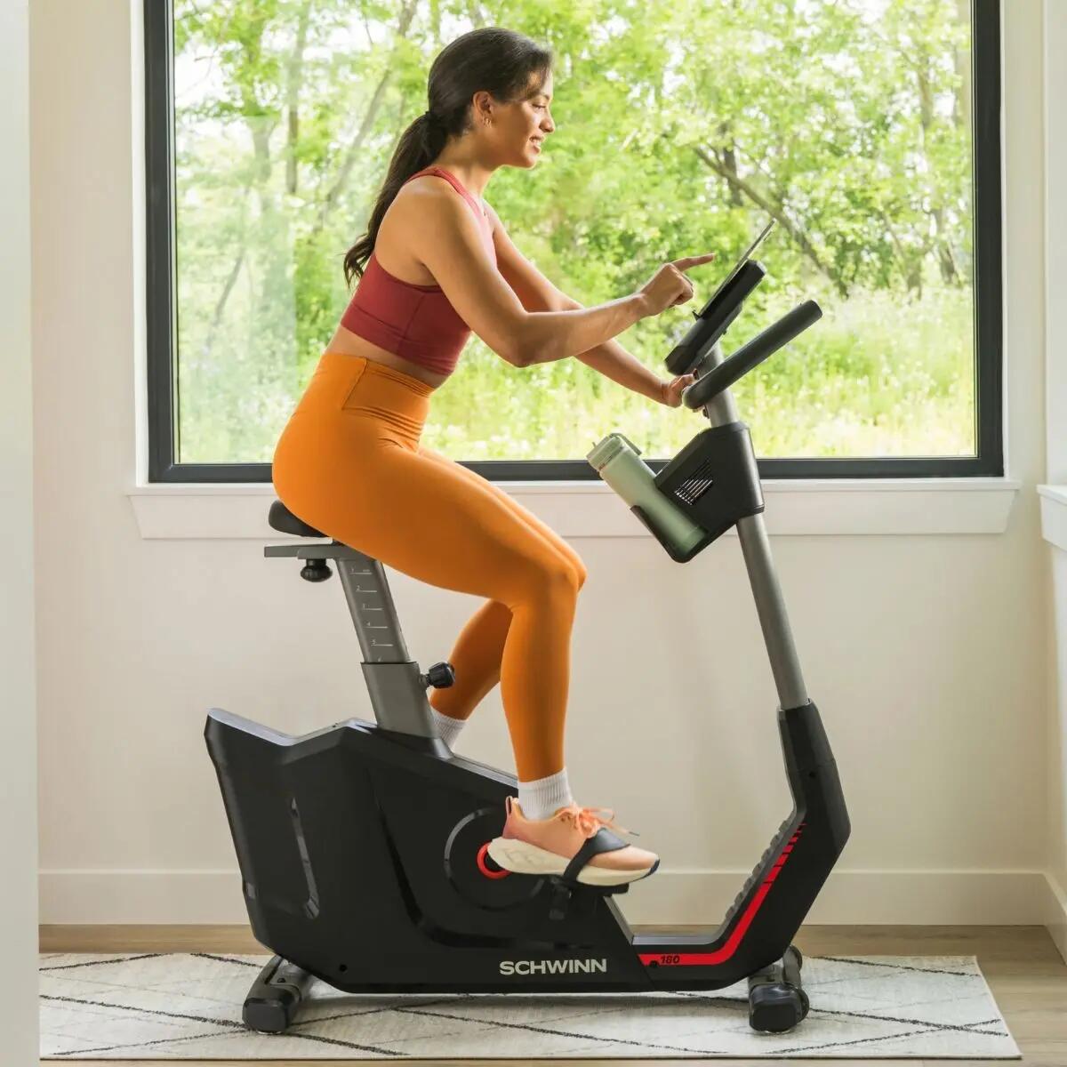 Bicicleta estática 180U magnética, Bluetooth FTMS, 100 niveles, Kinomap Zwift 4/7