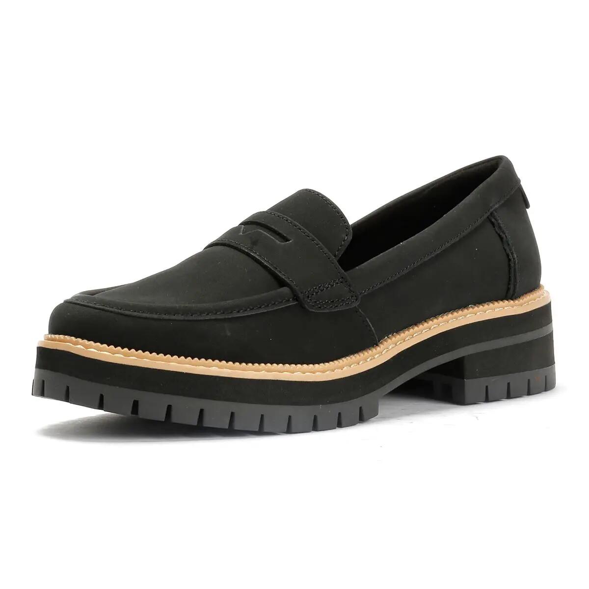 TOMS Cara Leather Women's Black Loafers 3/6