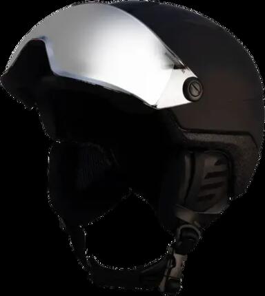 Sporty zimowe Kaski Rossignol Fit Visor Impacts Kask Narciarski - M-L - Czarny