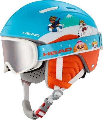 Skihelm + skibril / snow mojo set paw jongens