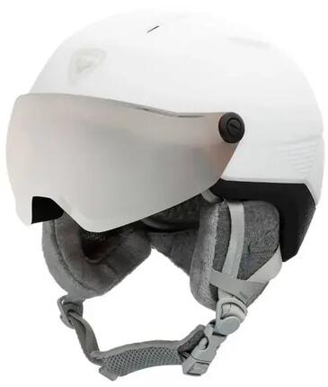 Rossignol Fit Visor Impacts Damen Skihelm - S-M - Weiß