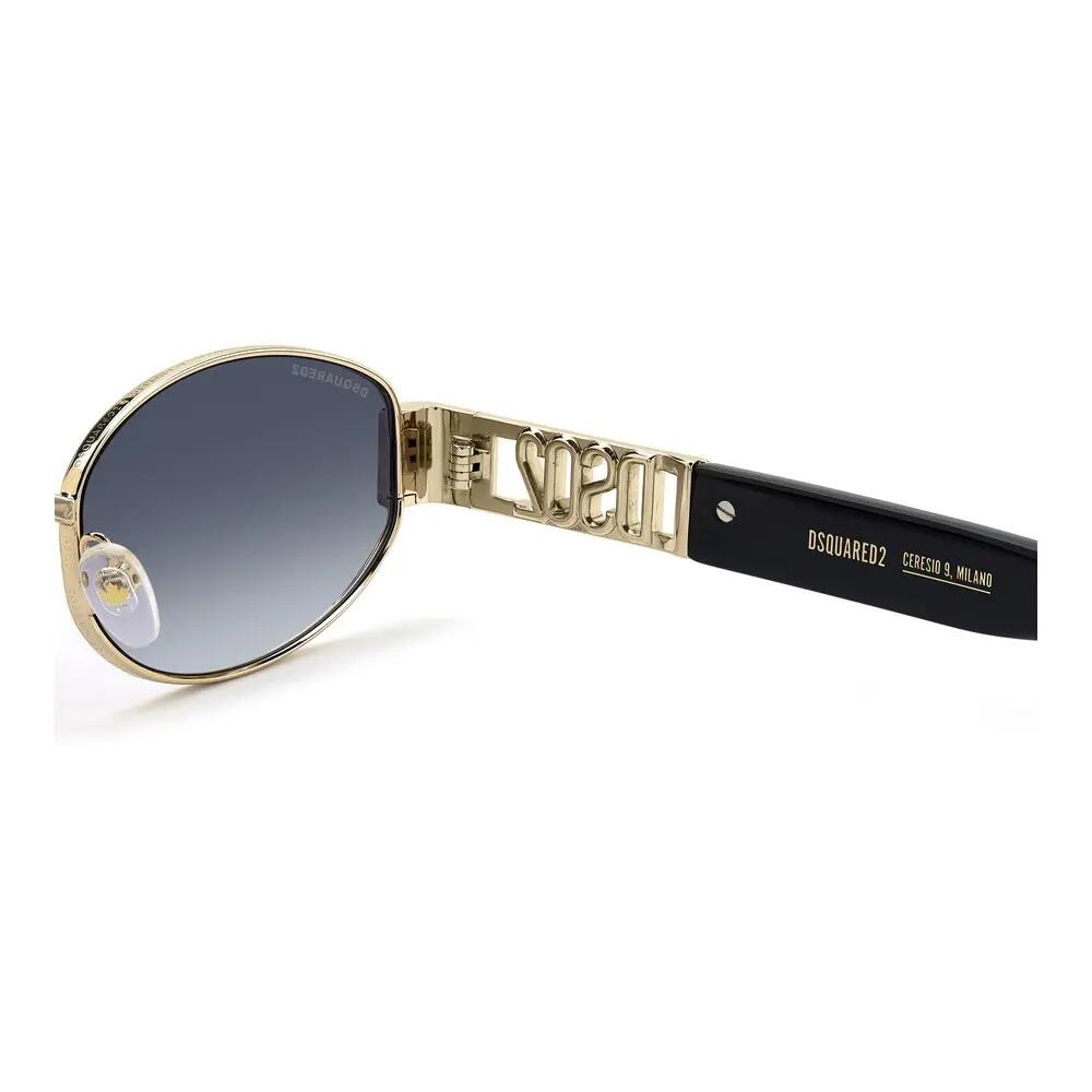 Zonnebril Dsquared2 D2 0155/S 0NZ van Metaal Heren 53 mm 5/5
