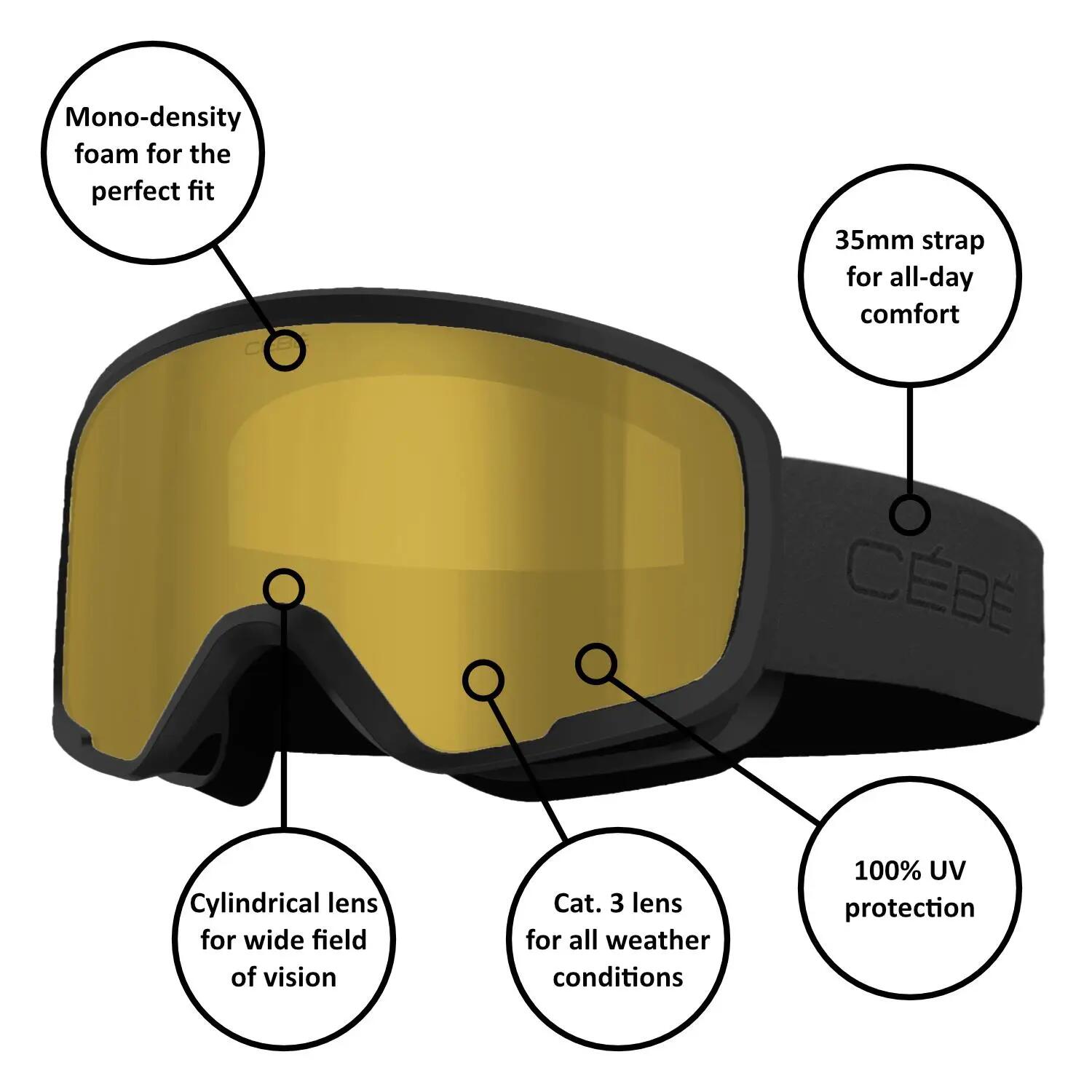 Ski-/Snowboardbrille Cébé Hoopoe 2 Kat. 3 Jungen 2/5