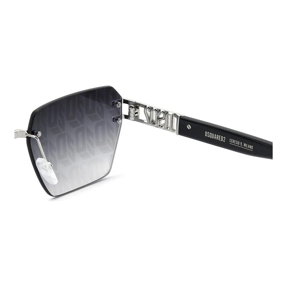 Occhiali da Sole Dsquared2 D2 0173/S 010 in Metallo Uomo 58 mm 5/5