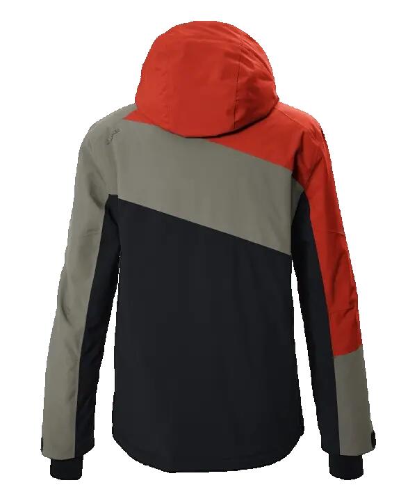 Ksw 89 Ski Jacket Heren Wintersport jas orange/real black/sage 2/11